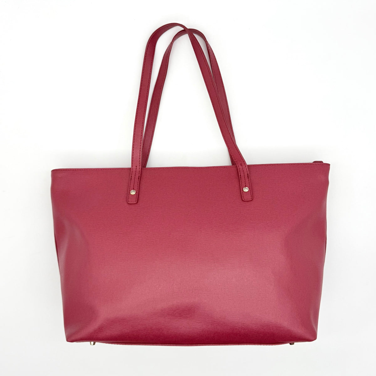 Furla Leather Tote Bag Red