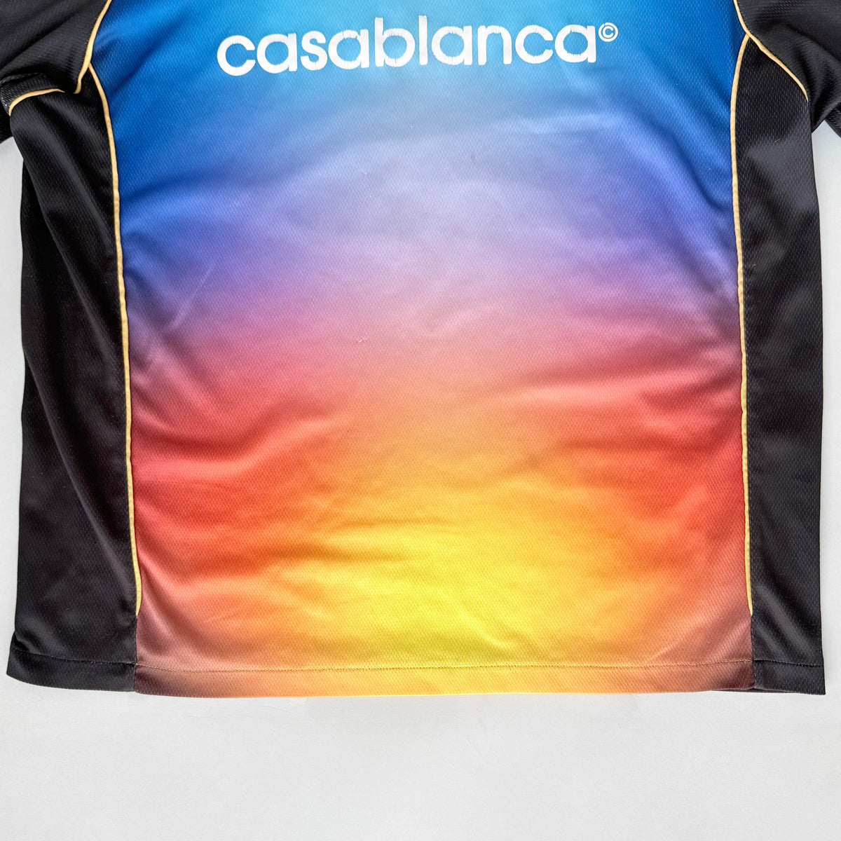 (XL) Casablanca Gradient Football T-Shirt Multicolor