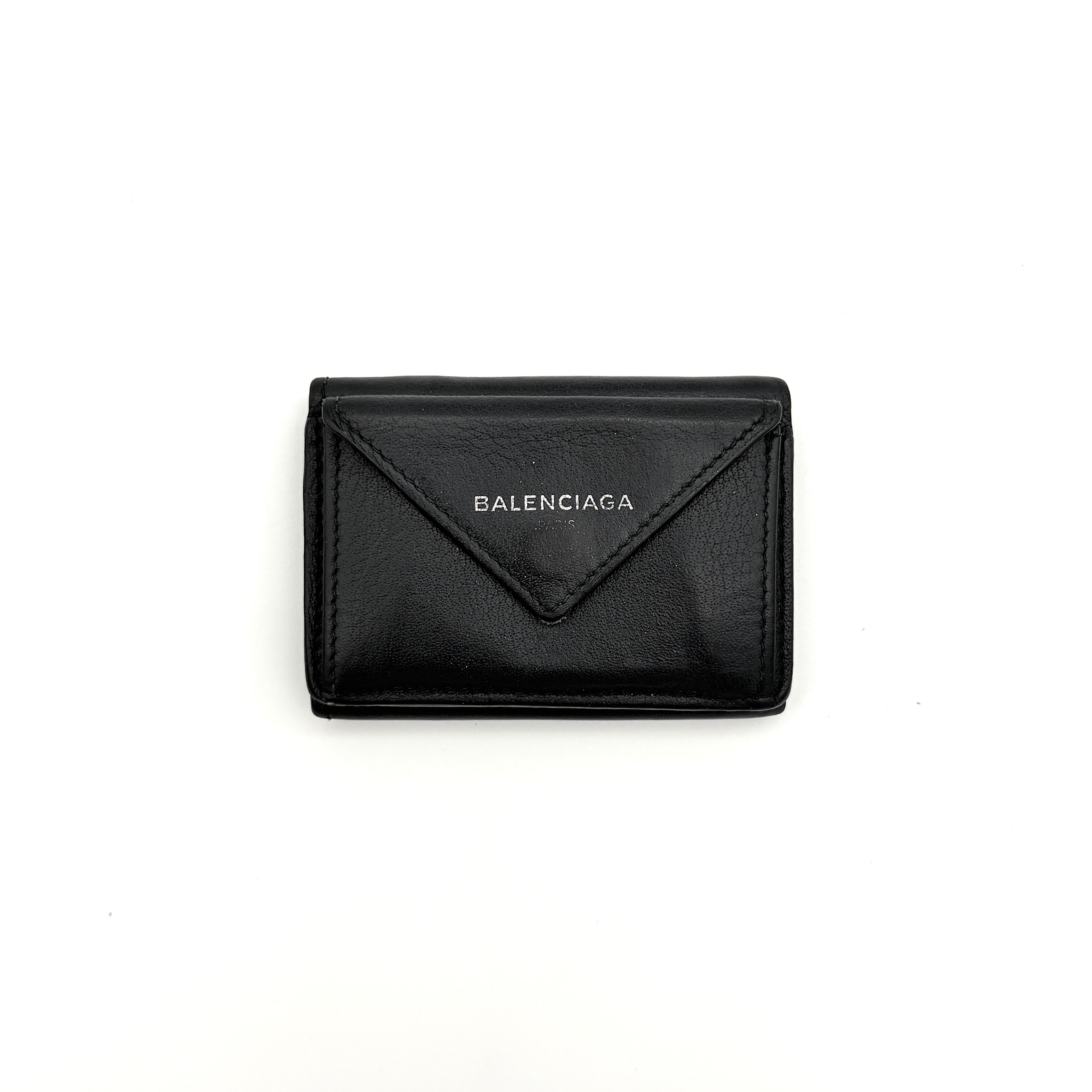 Balenciaga Papier Mini Wallet Black