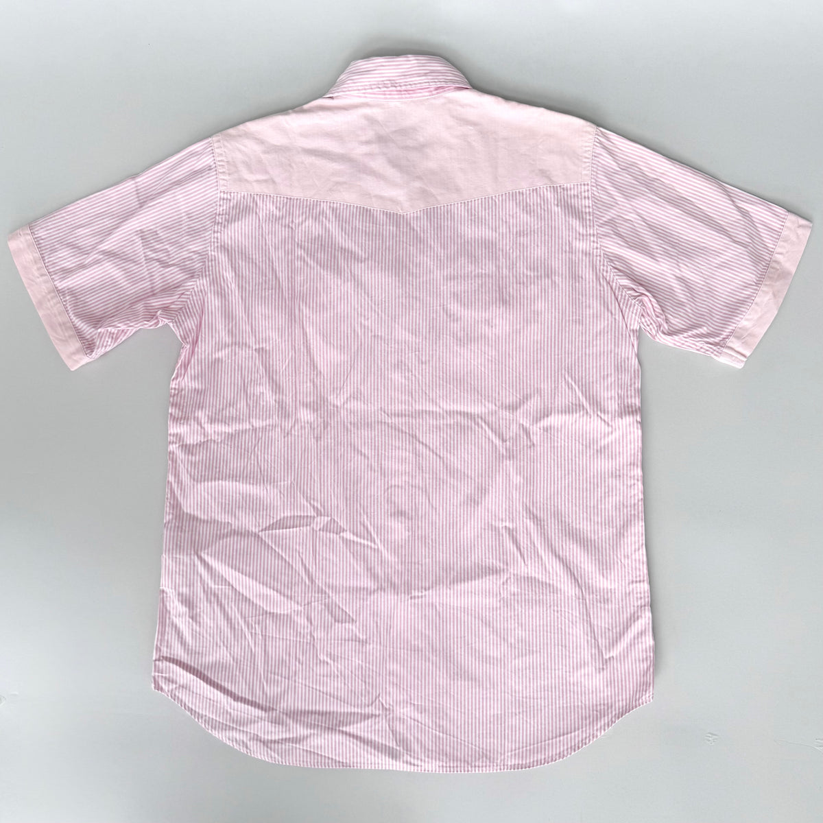 BAPE Striped Dual Pocket Button Up Shirt Pink
