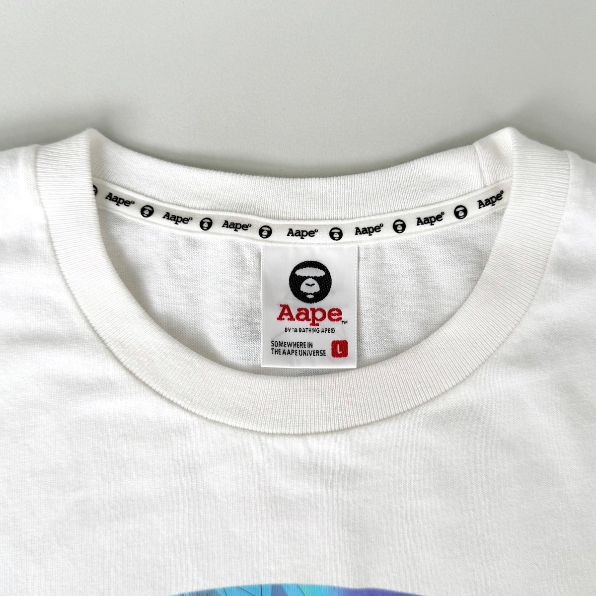 AAPE by A Bathing Ape x Dragon Ball Super Vegeta T-shirt White