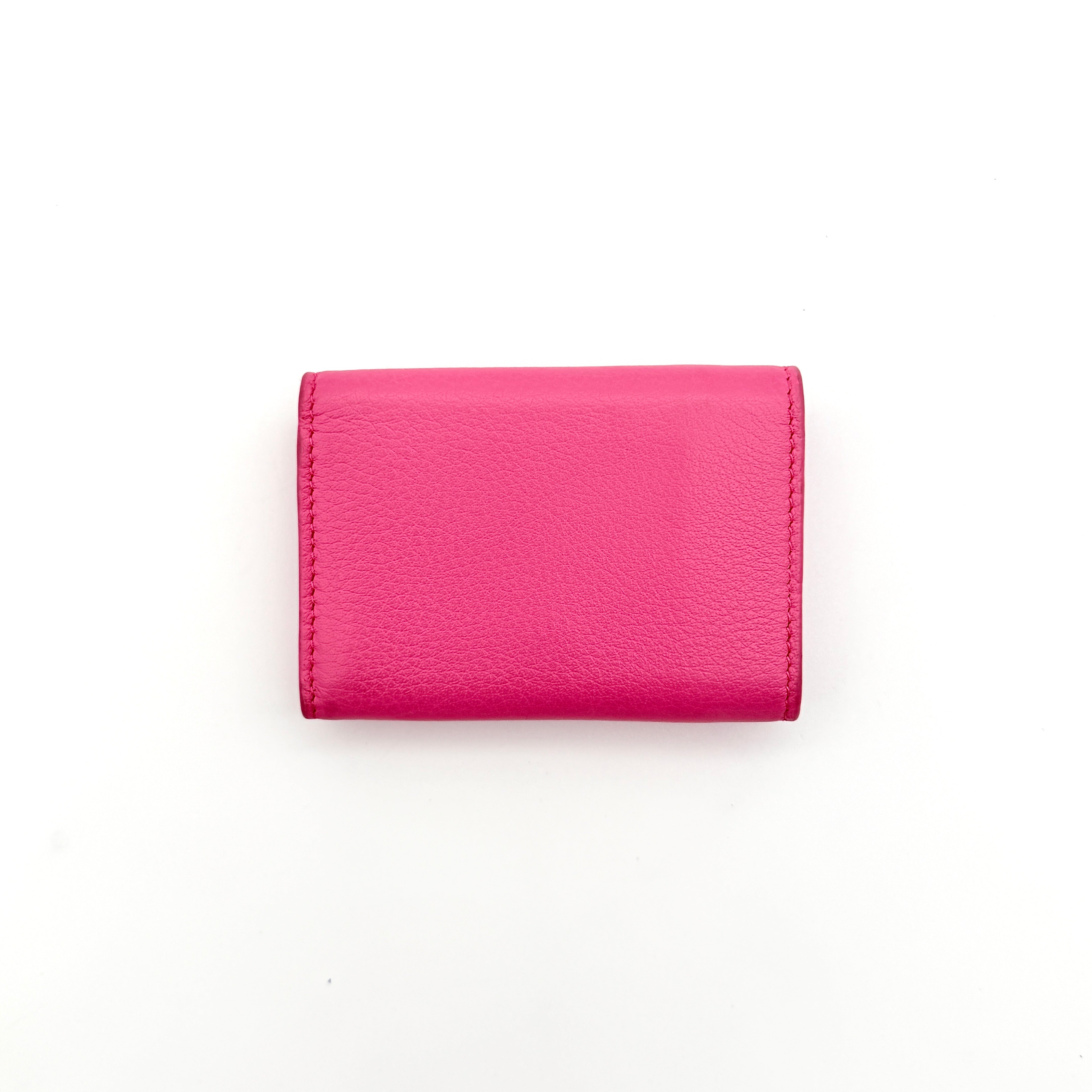 Balenciaga Papier Mini Wallet Pink