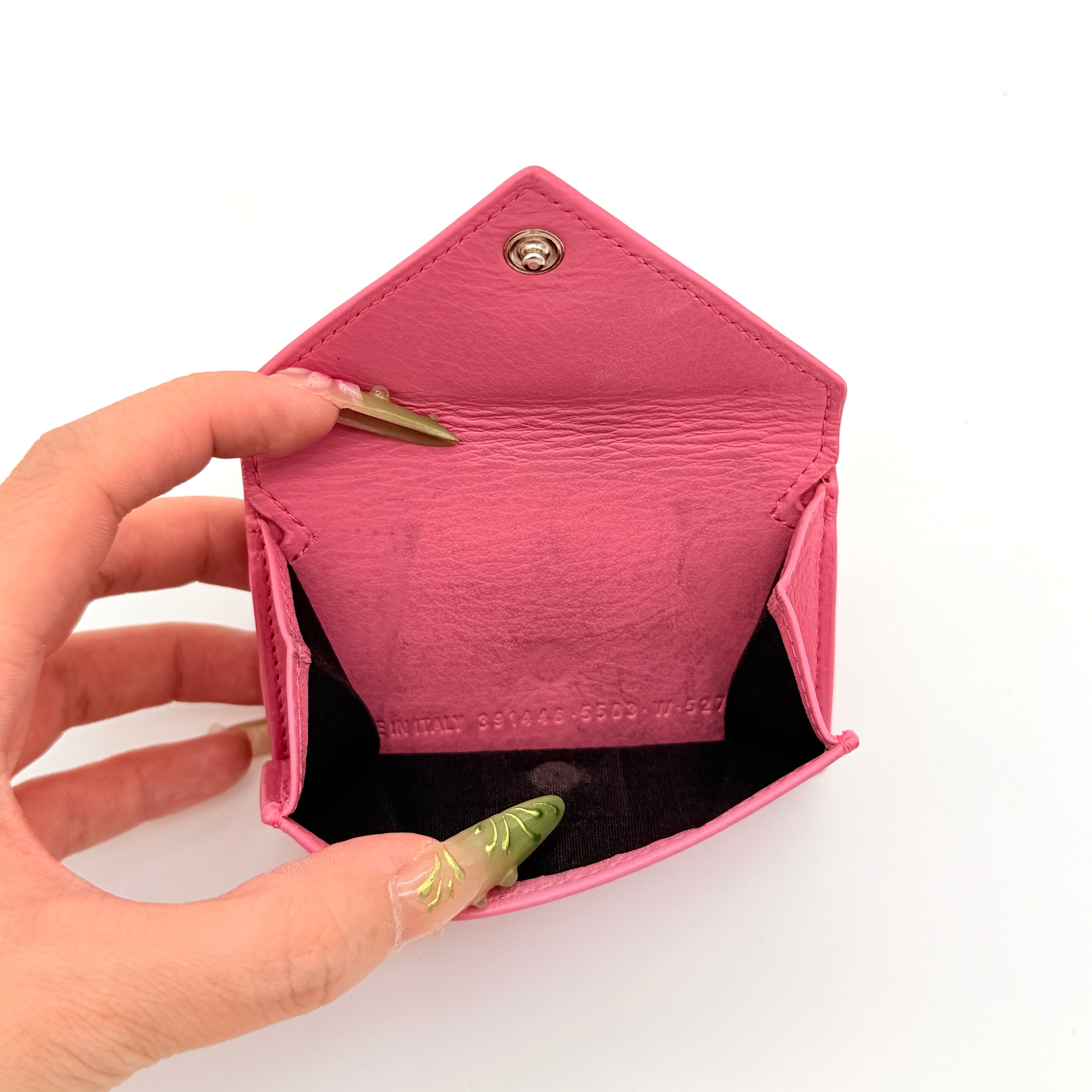 Balenciaga Papier Mini Wallet Pink