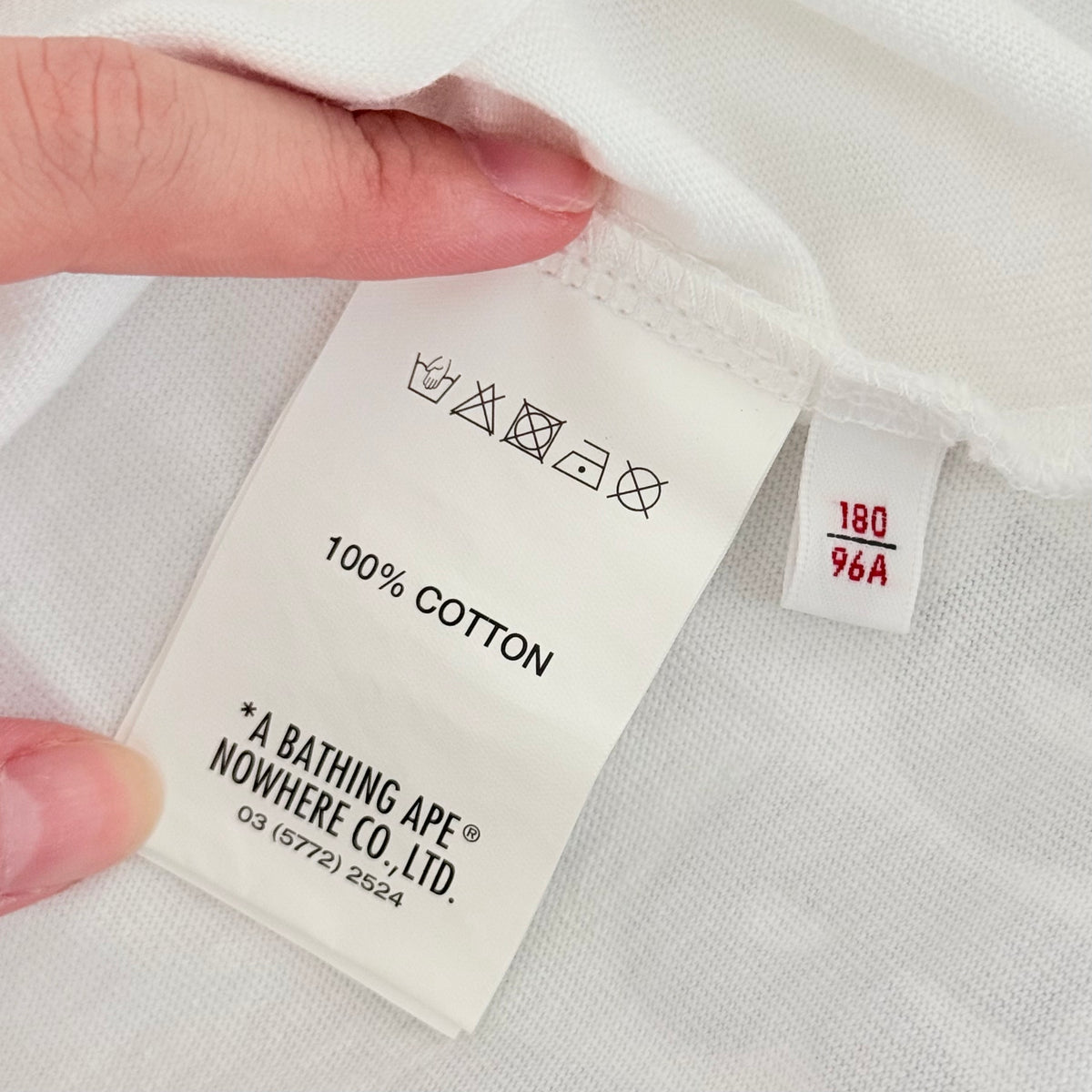 AAPE by A Bathing Ape x Dragon Ball Super Vegeta T-shirt White