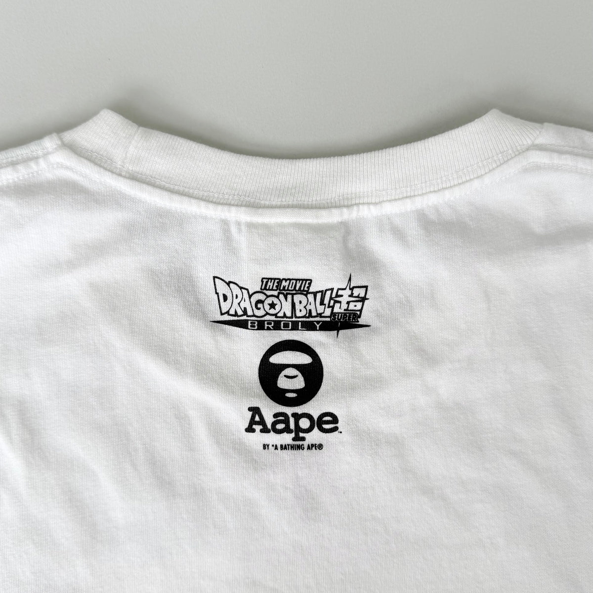 AAPE by A Bathing Ape x Dragon Ball Super Vegeta T-shirt White