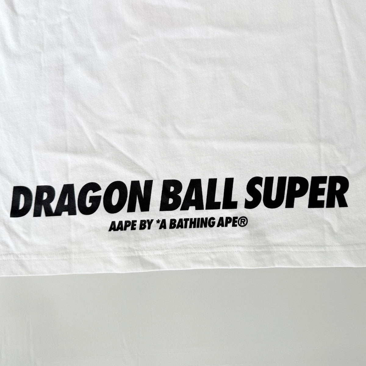 AAPE by A Bathing Ape x Dragon Ball Super Vegeta T-shirt White