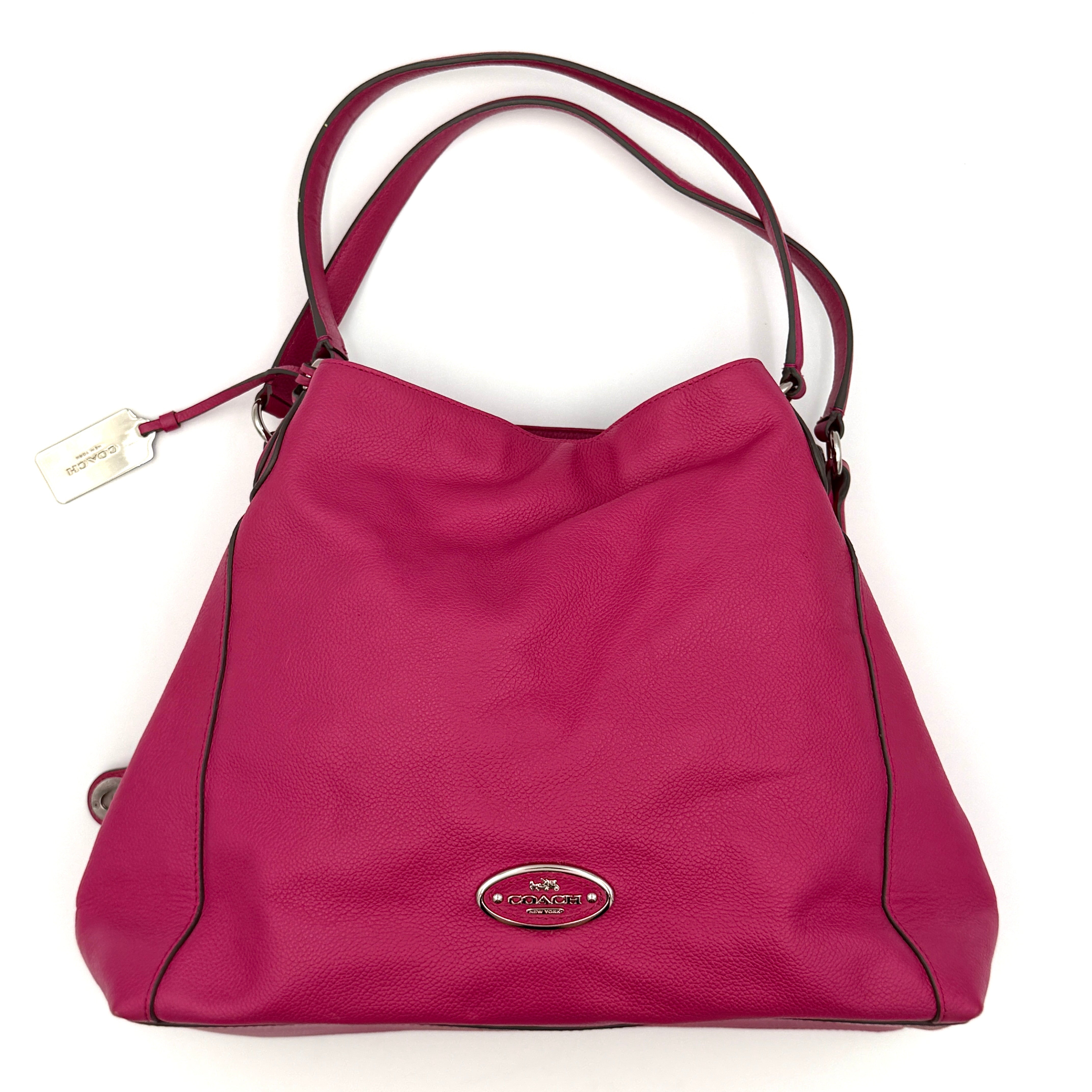 Coach Edie 33547 Shoulder Bag Pink