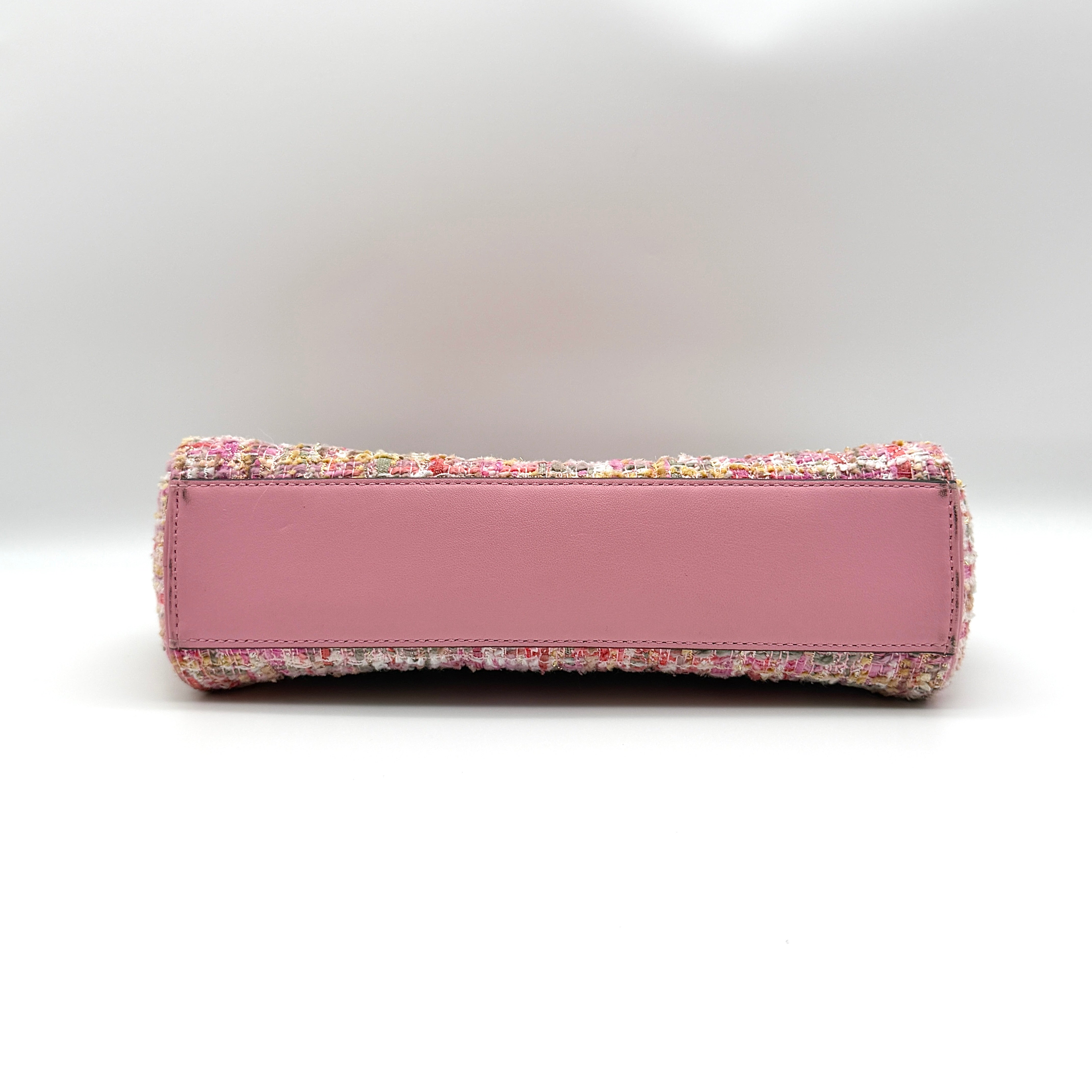 Kate Spade 2Way Briar Lane Emelyn Quilted Tweed Shoulder Bag Pink