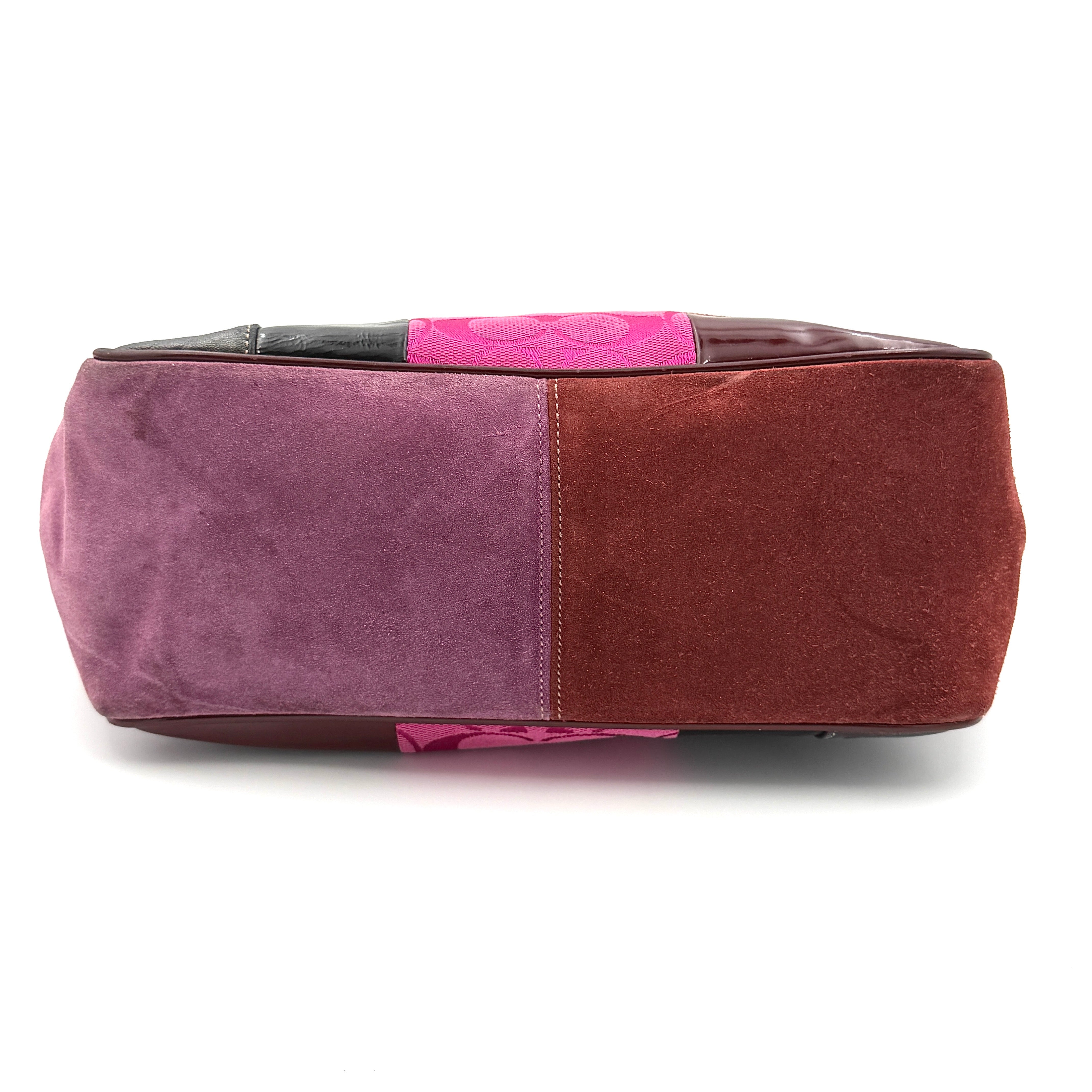 Coach Y2K Patchwork Tote Bag Multicolor