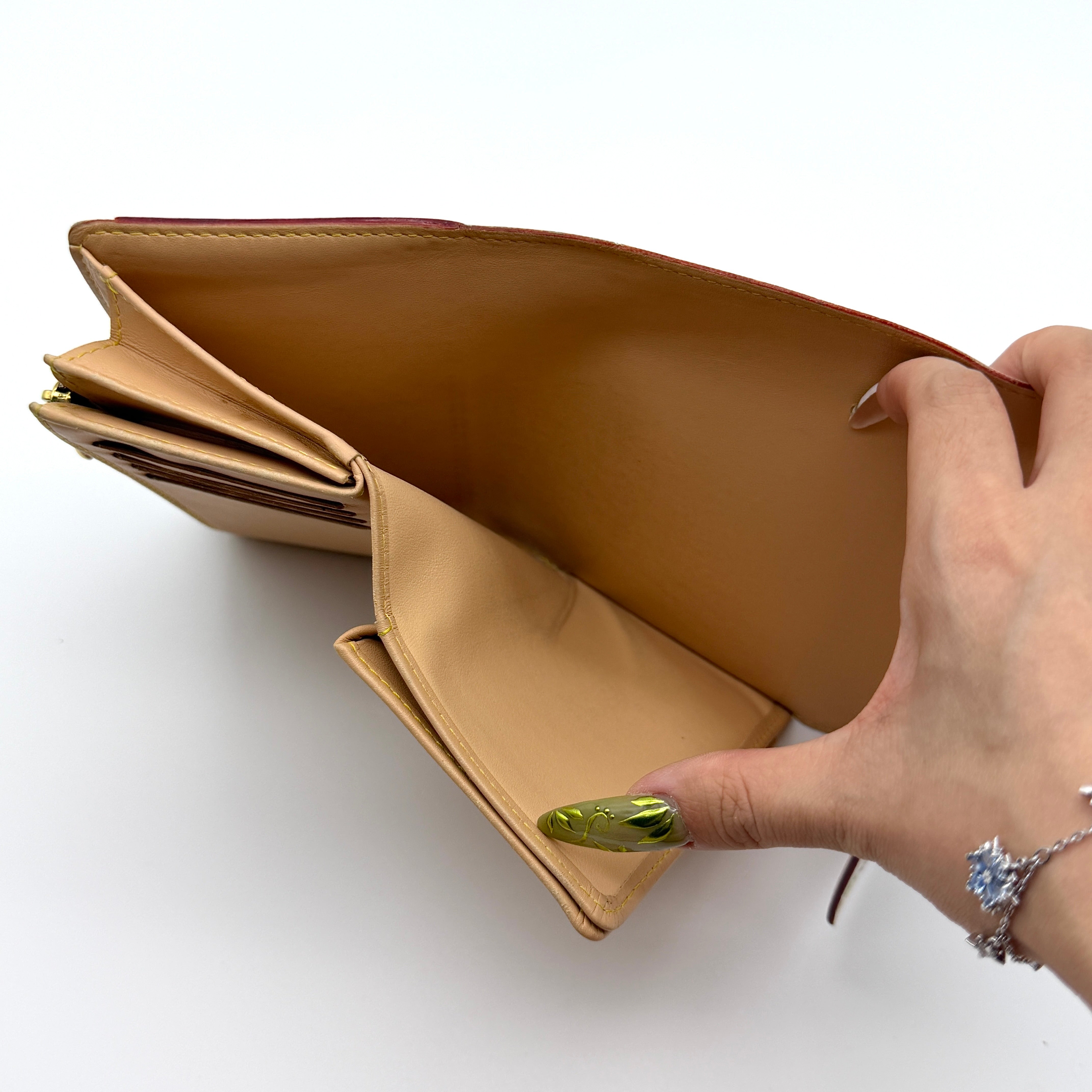 Louis Vuitton x Murakami Sarah Wallet White