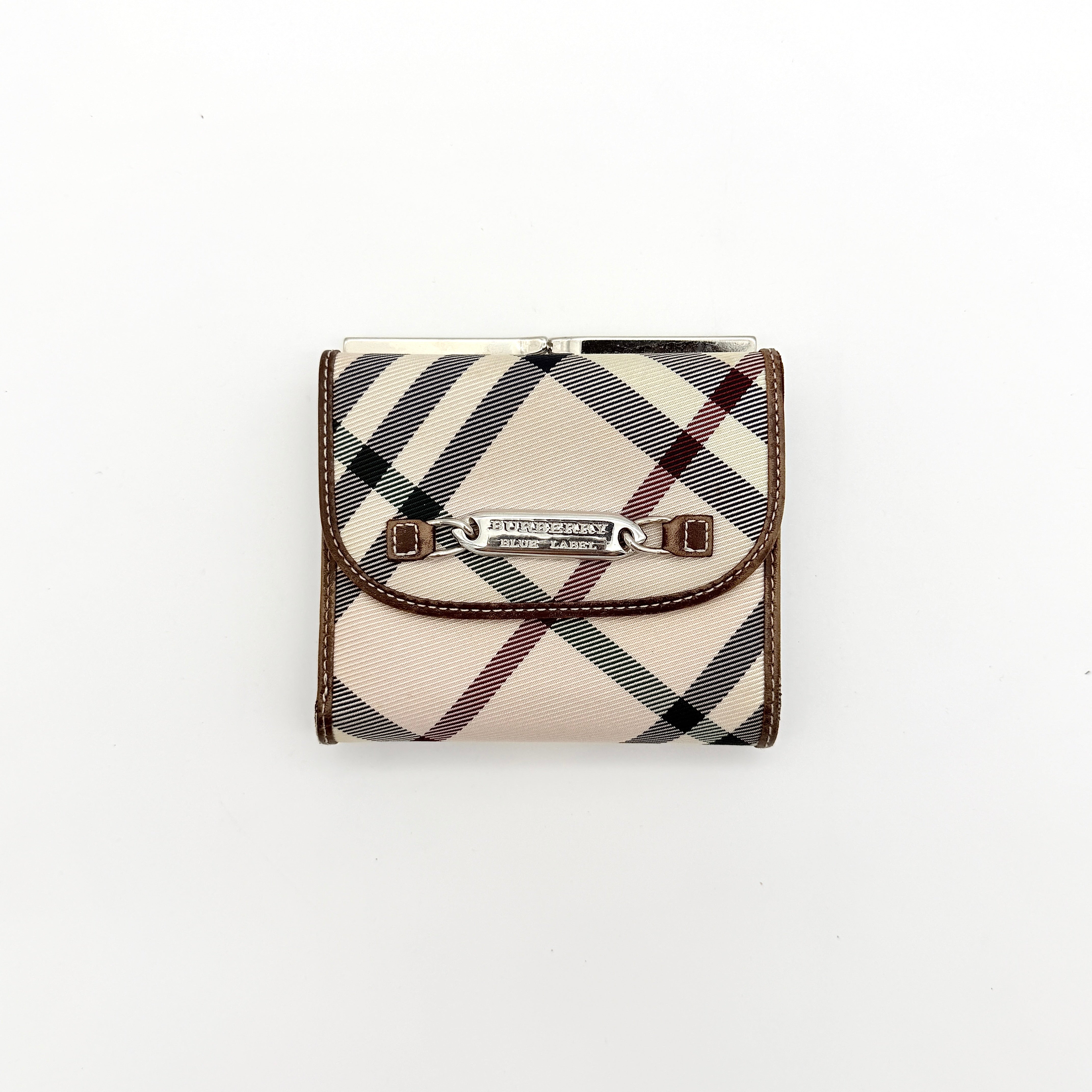 Burberry Blue Label Nova Check Wallet Beige