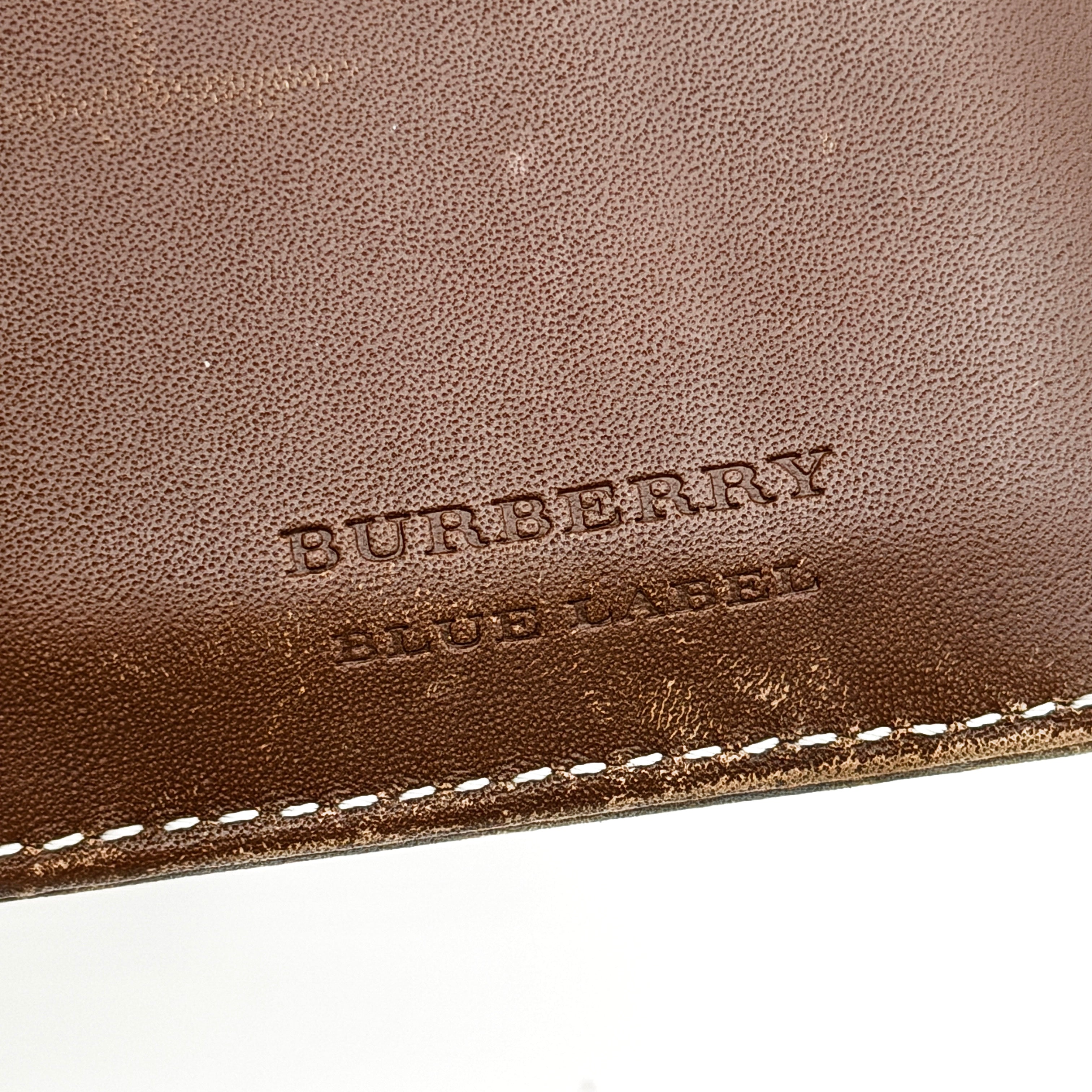 Burberry Blue Label Nova Check Wallet Beige