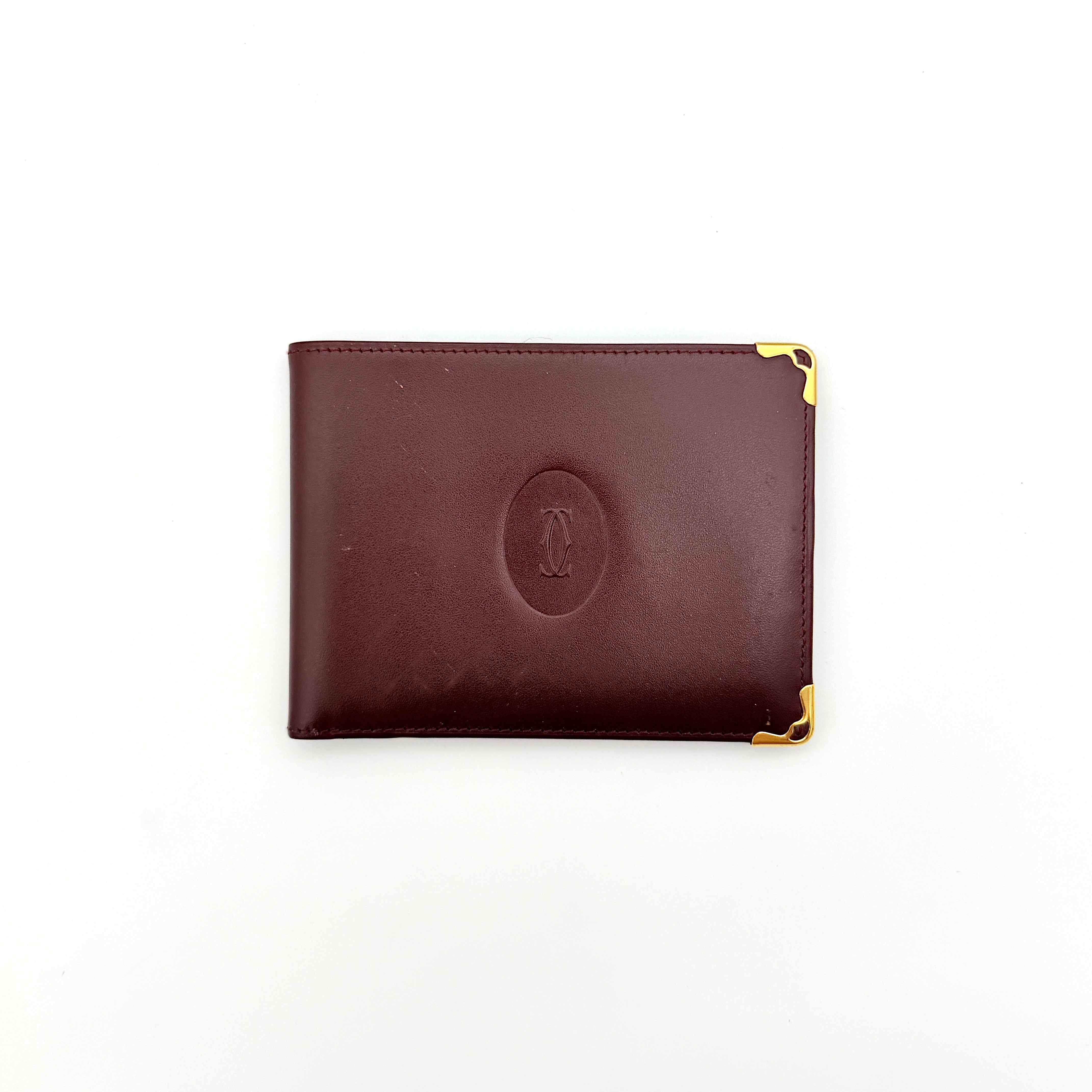Cartier Must de Cartier Bifold Long Wallet Burgundy