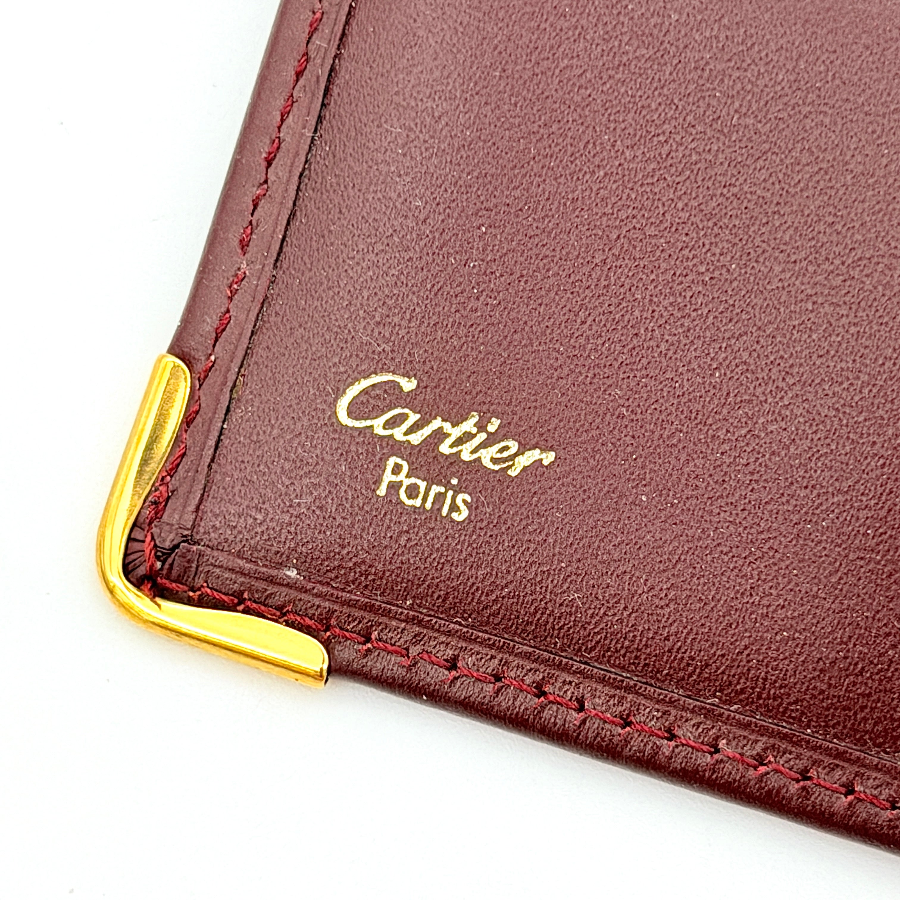 Cartier Must de Cartier Bifold Long Wallet Burgundy
