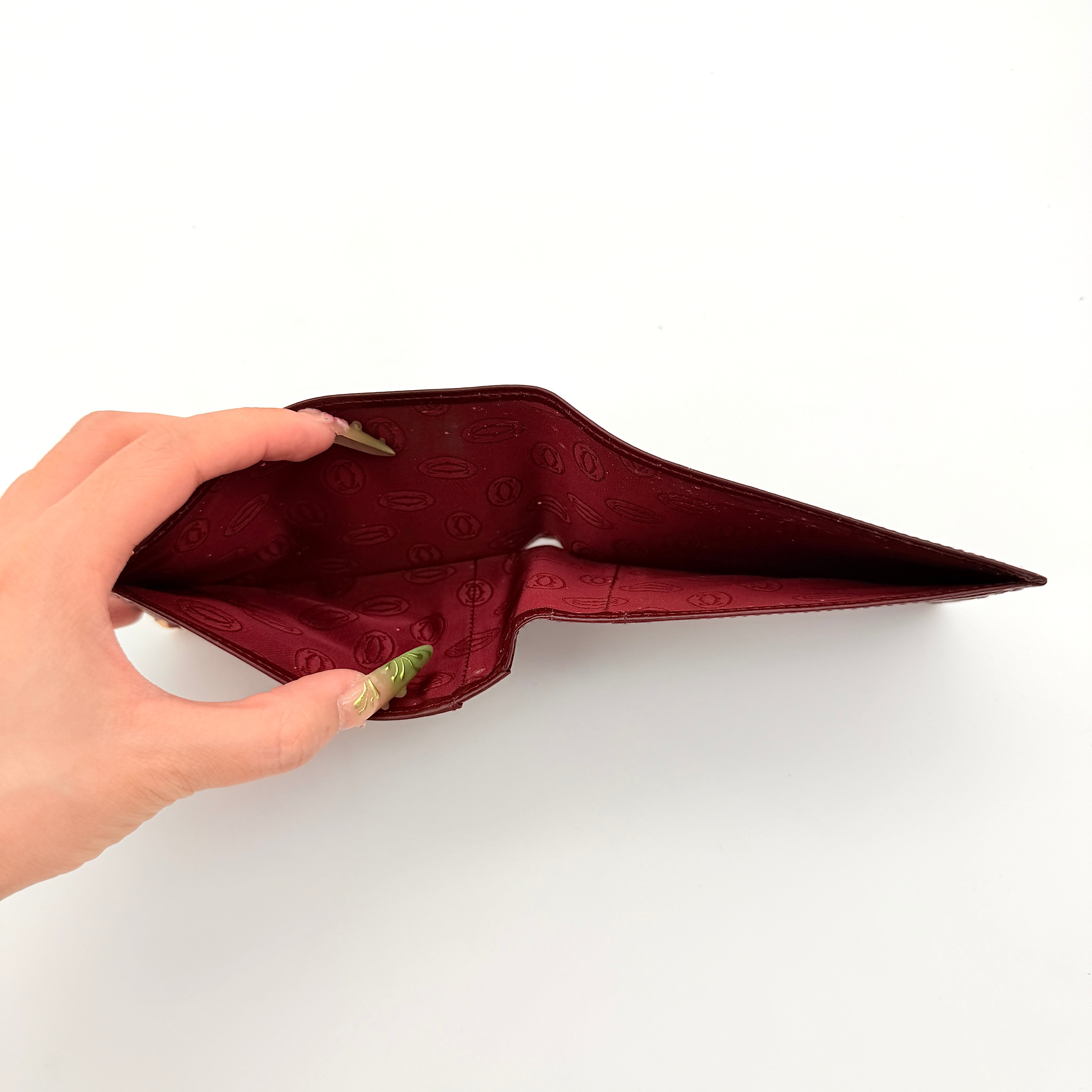 Cartier Must de Cartier Bifold Long Wallet Burgundy