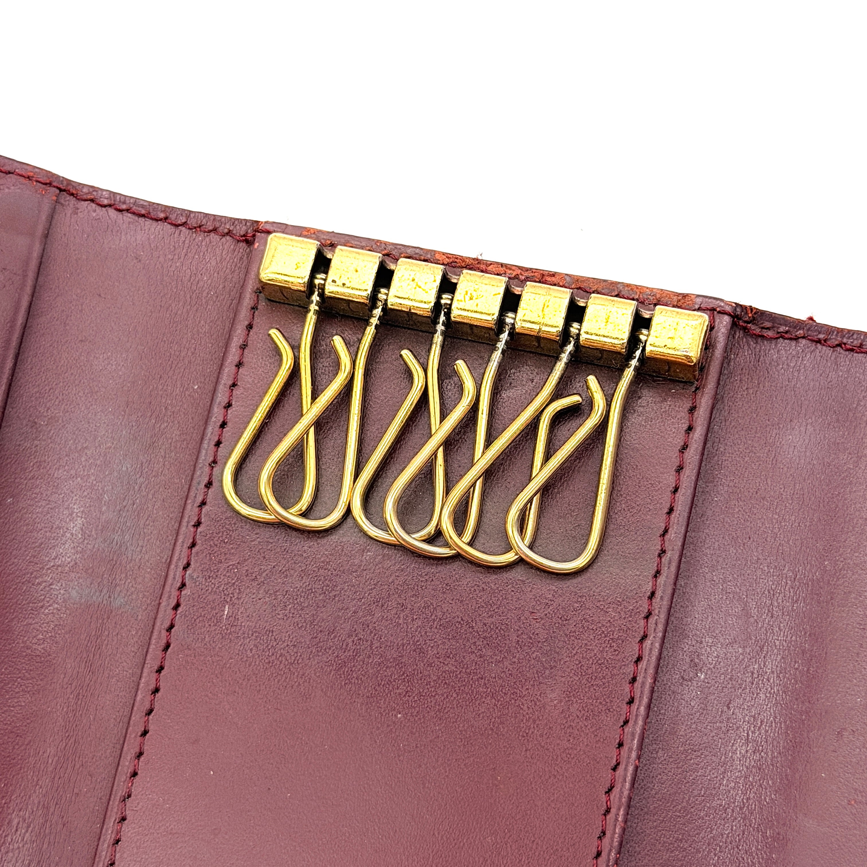 Cartier Must de Cartier Key Case Burgundy