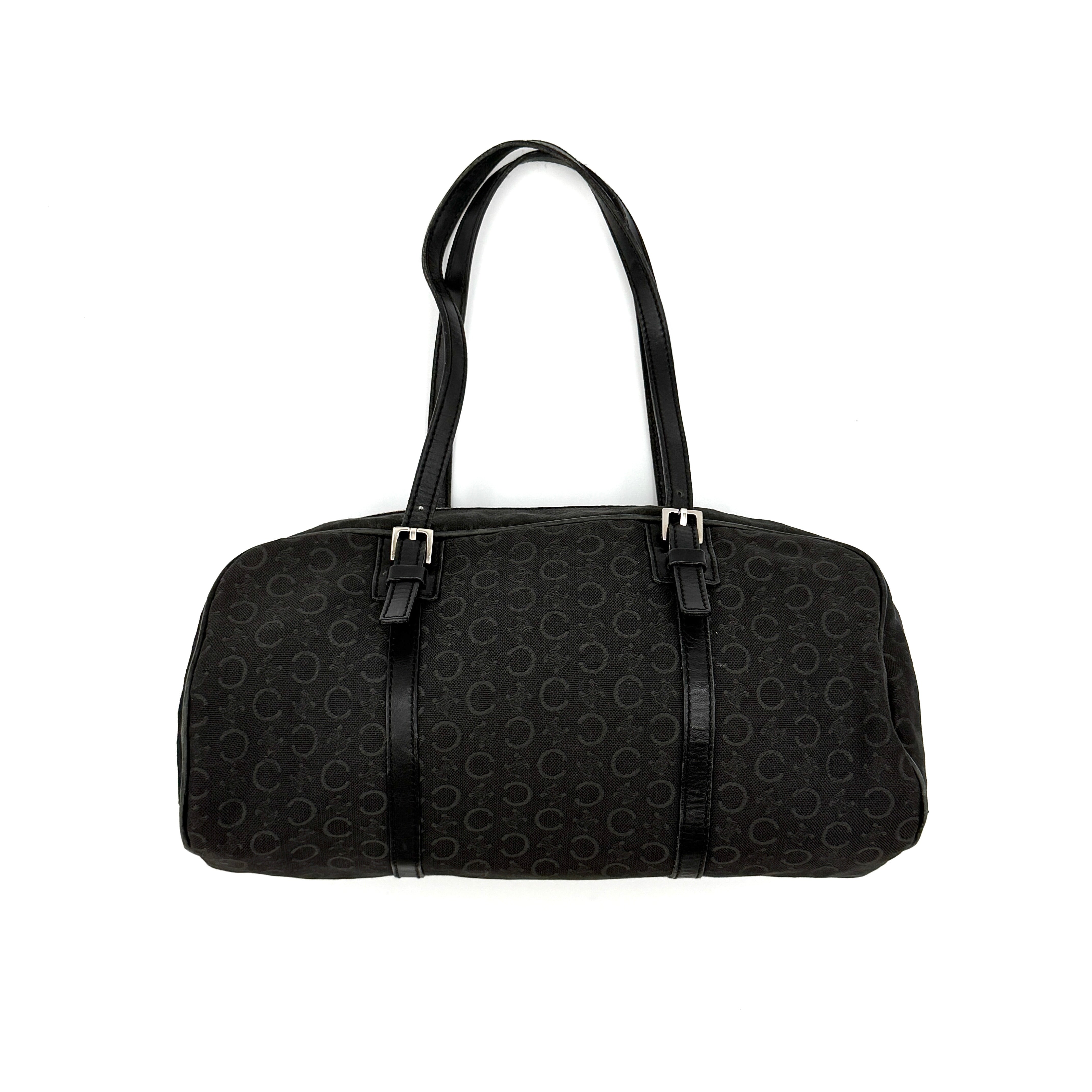 Celine C Macadam Shoulder Bag Black