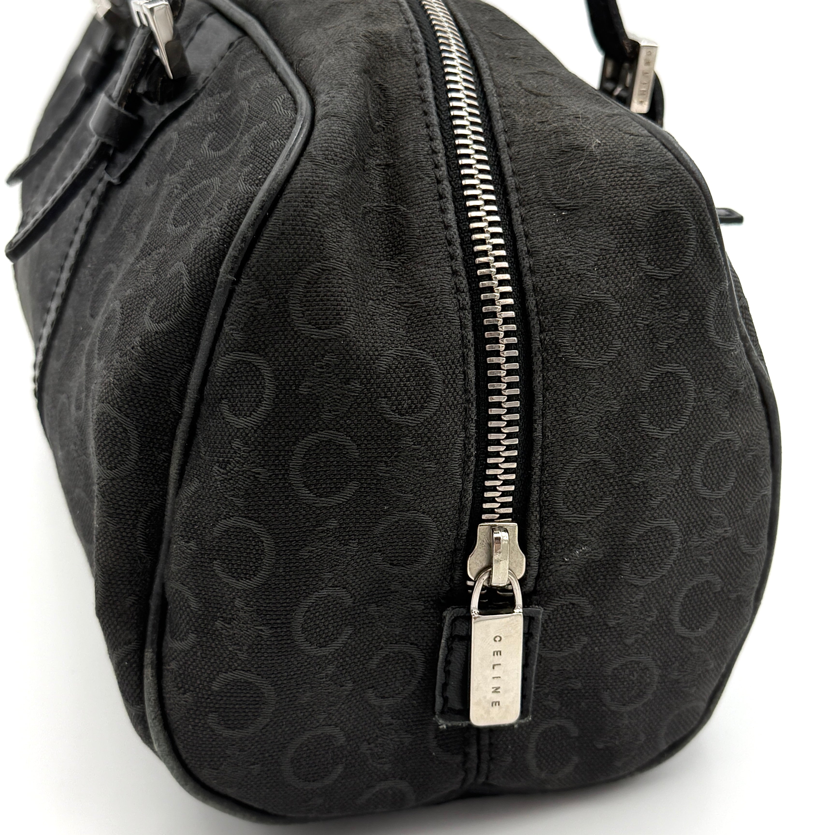 Celine C Macadam Shoulder Bag Black