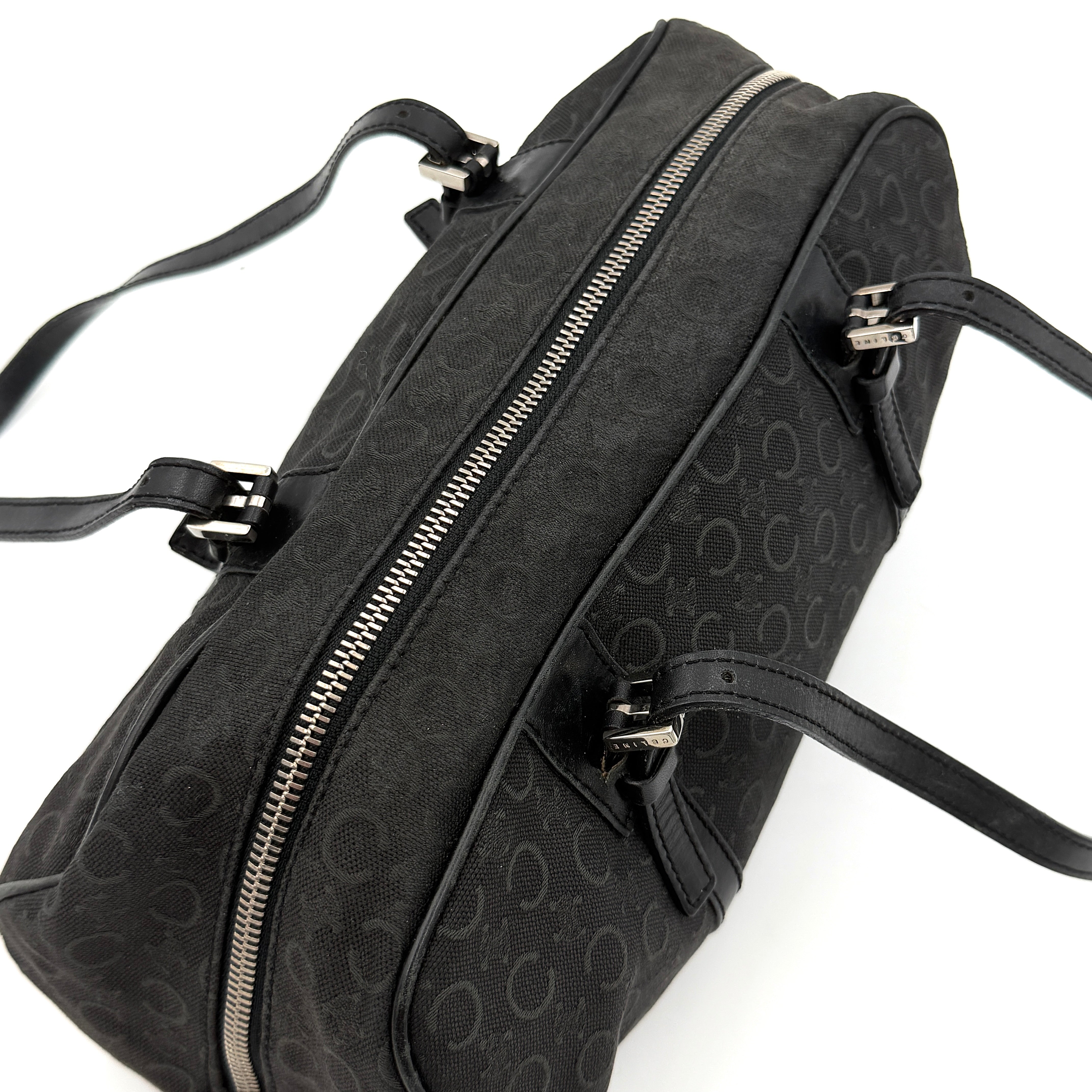 Celine C Macadam Shoulder Bag Black