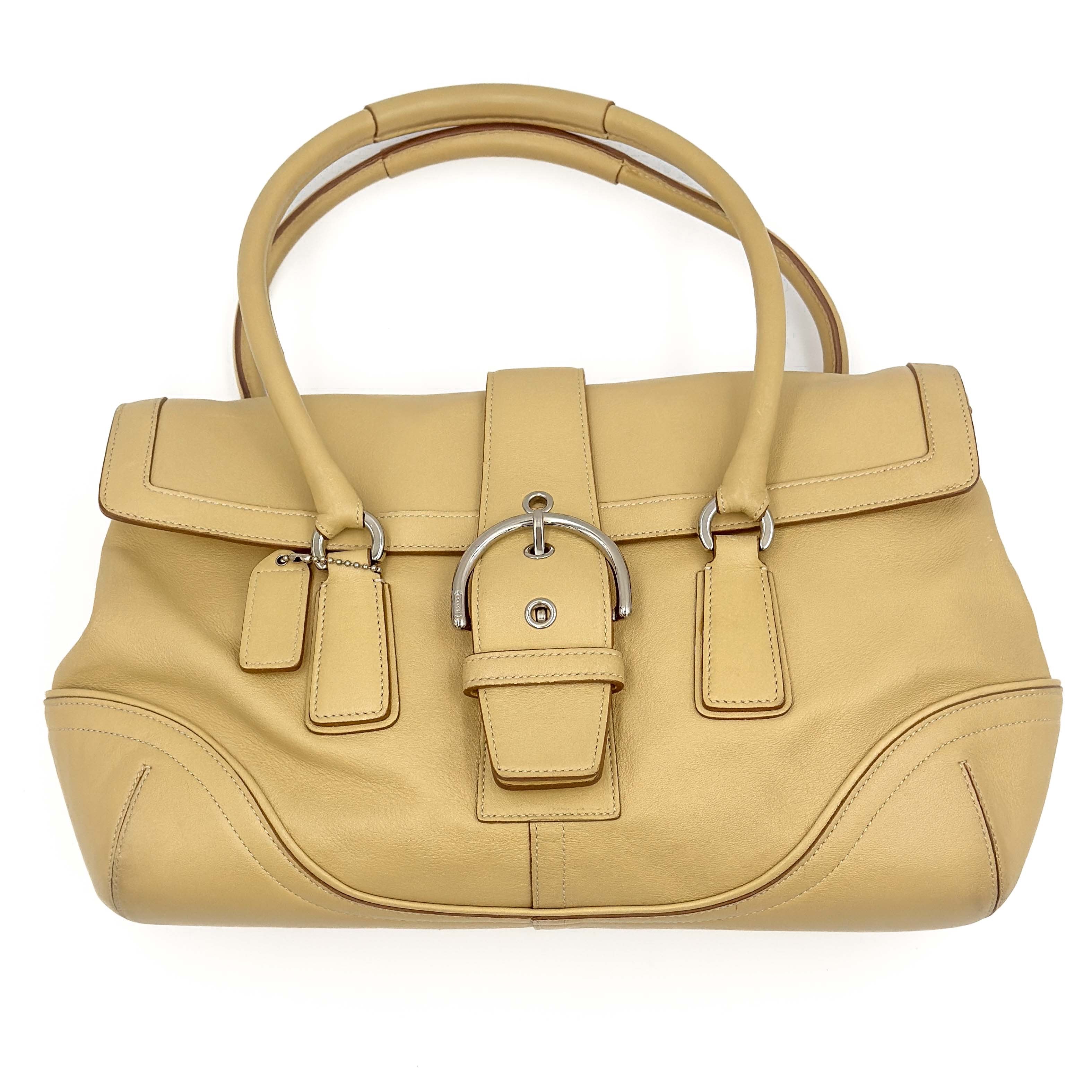 Coach Y2K Signature Soho Shoulder Bag Light Tan
