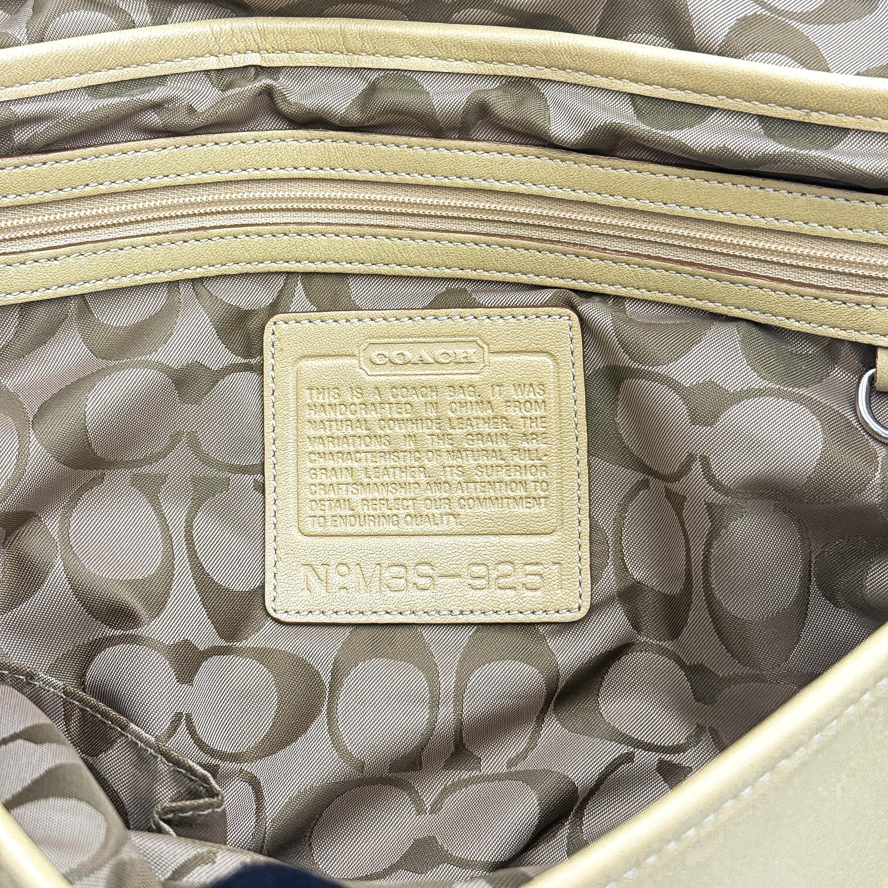 Coach Y2K Signature Soho Shoulder Bag Light Tan