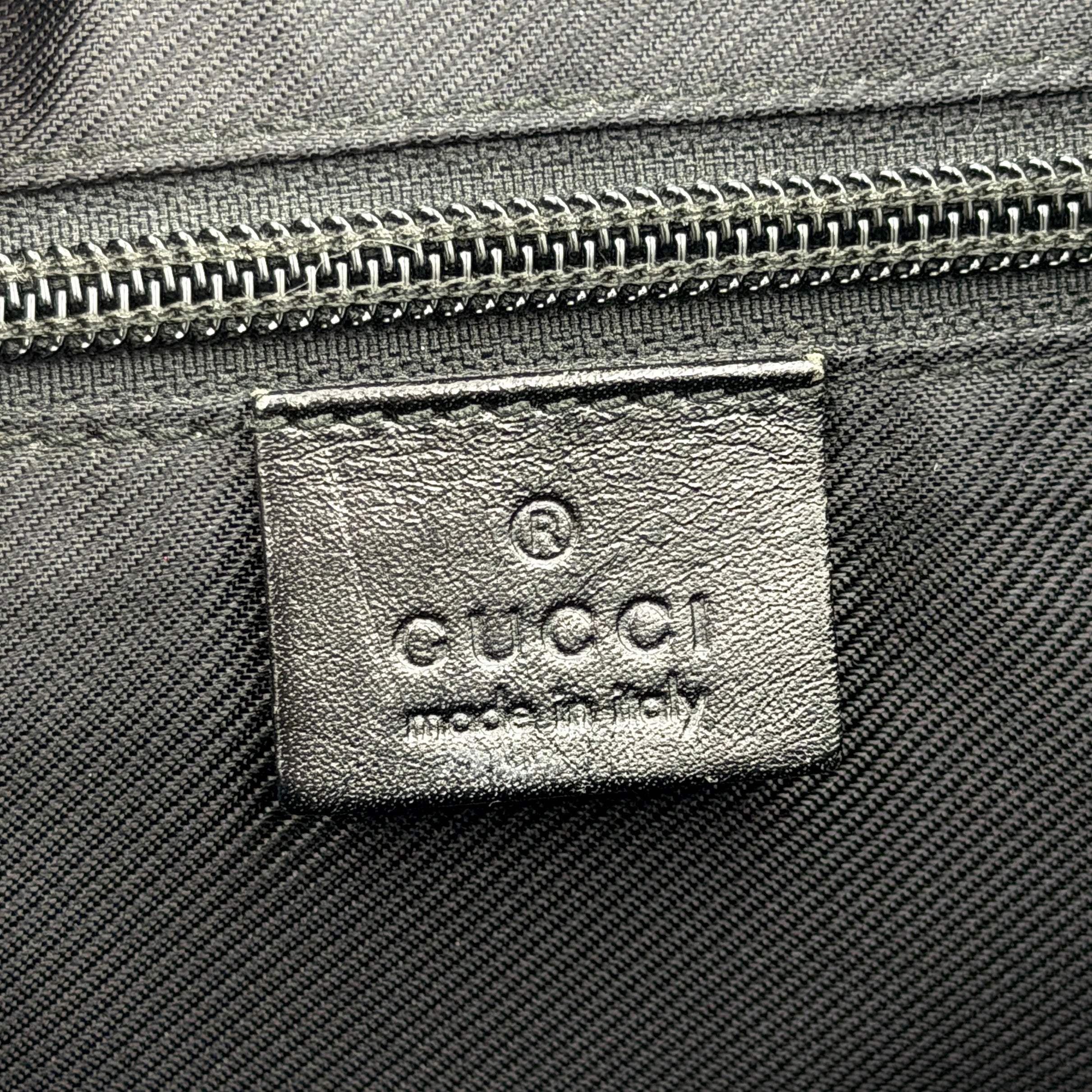 Gucci GG Monogram Crossbody Bag Grey/Black