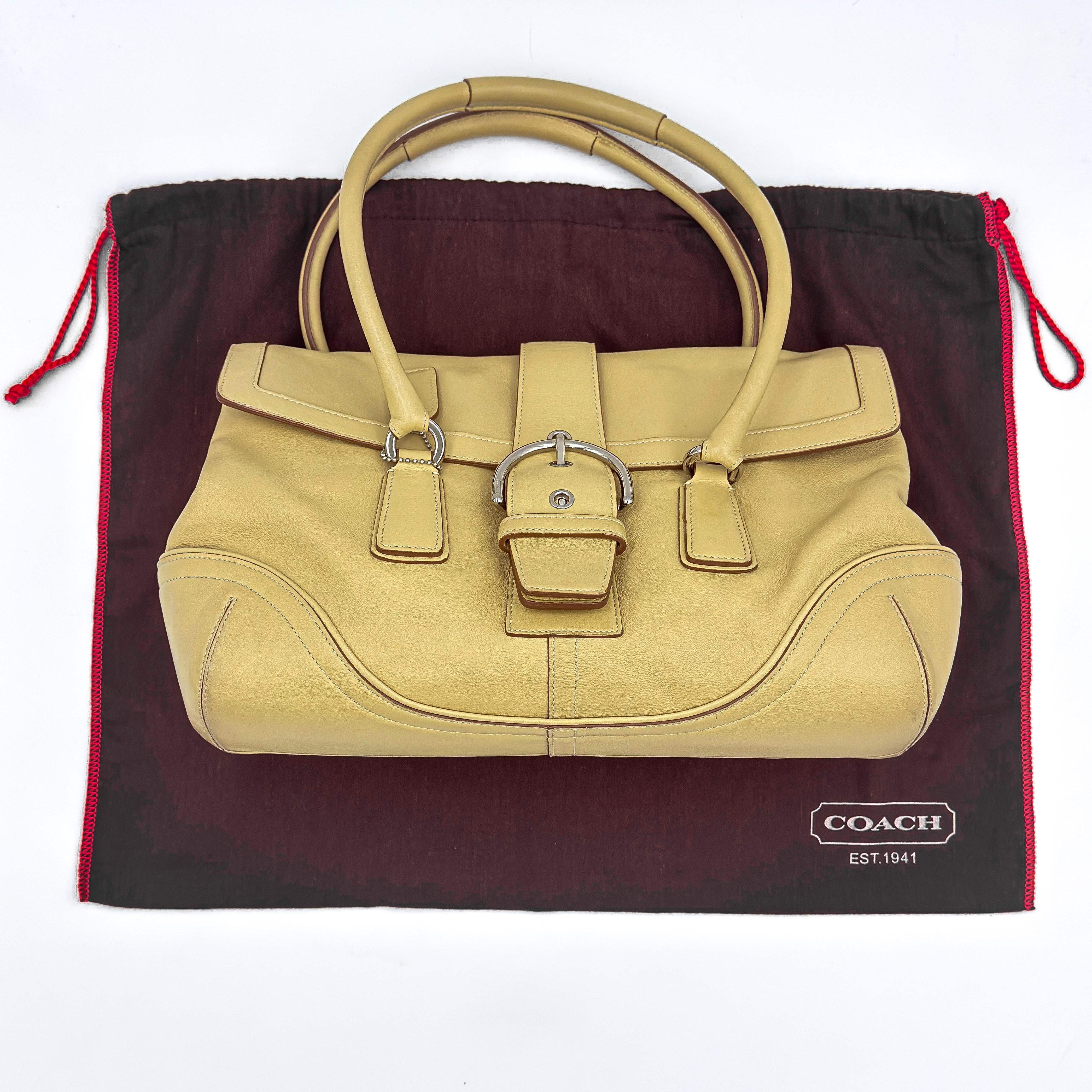 Coach Y2K Signature Soho Shoulder Bag Light Tan