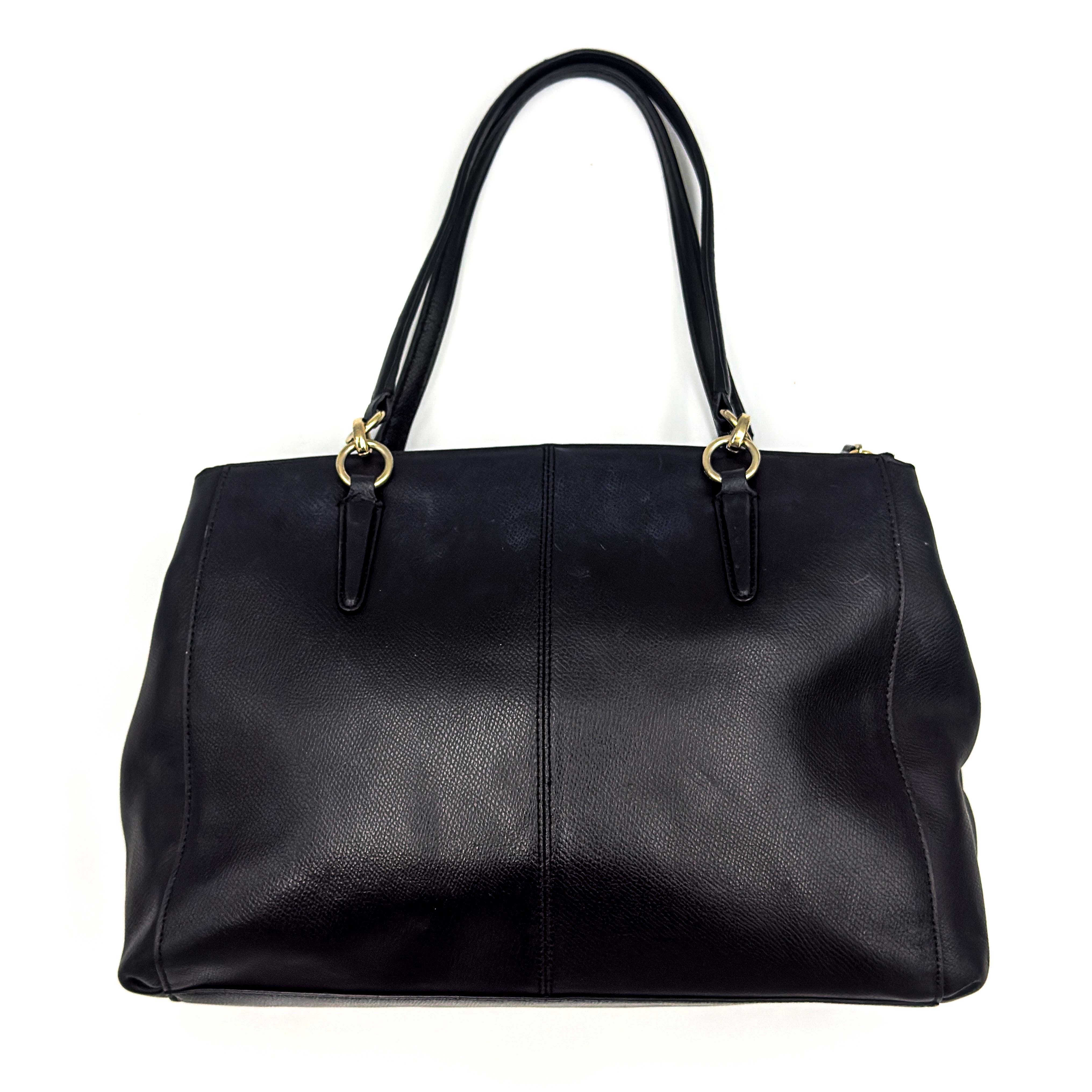Coach 2Way Christie Carryall Handbag Black