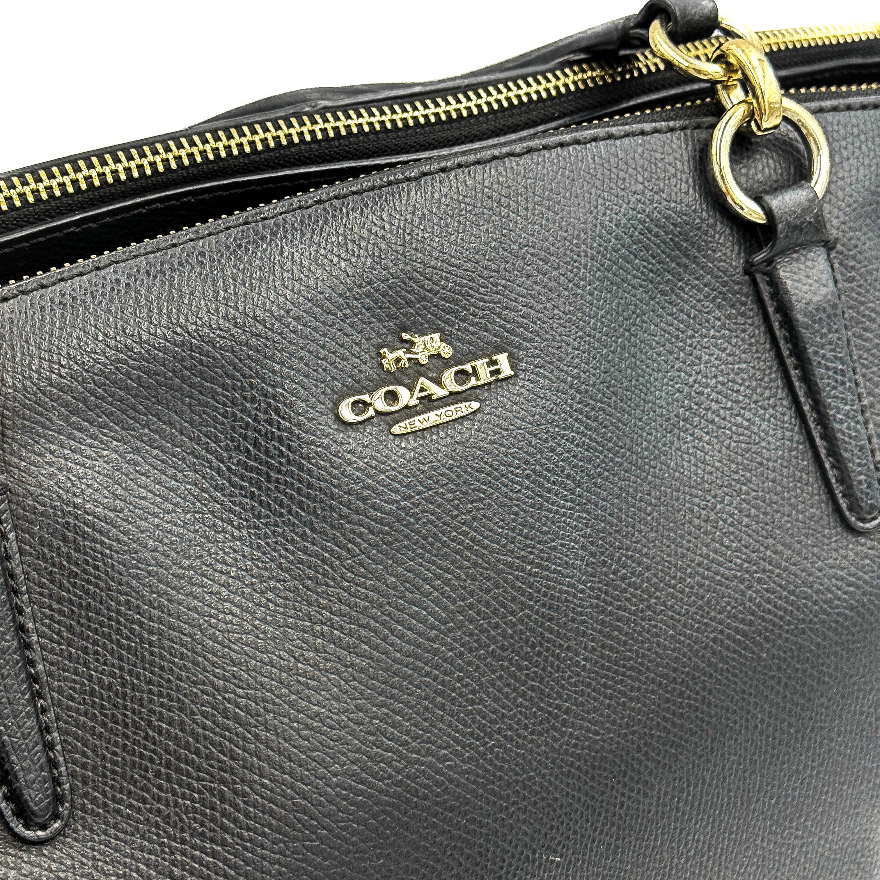 Coach 2Way Christie Carryall Handbag Black