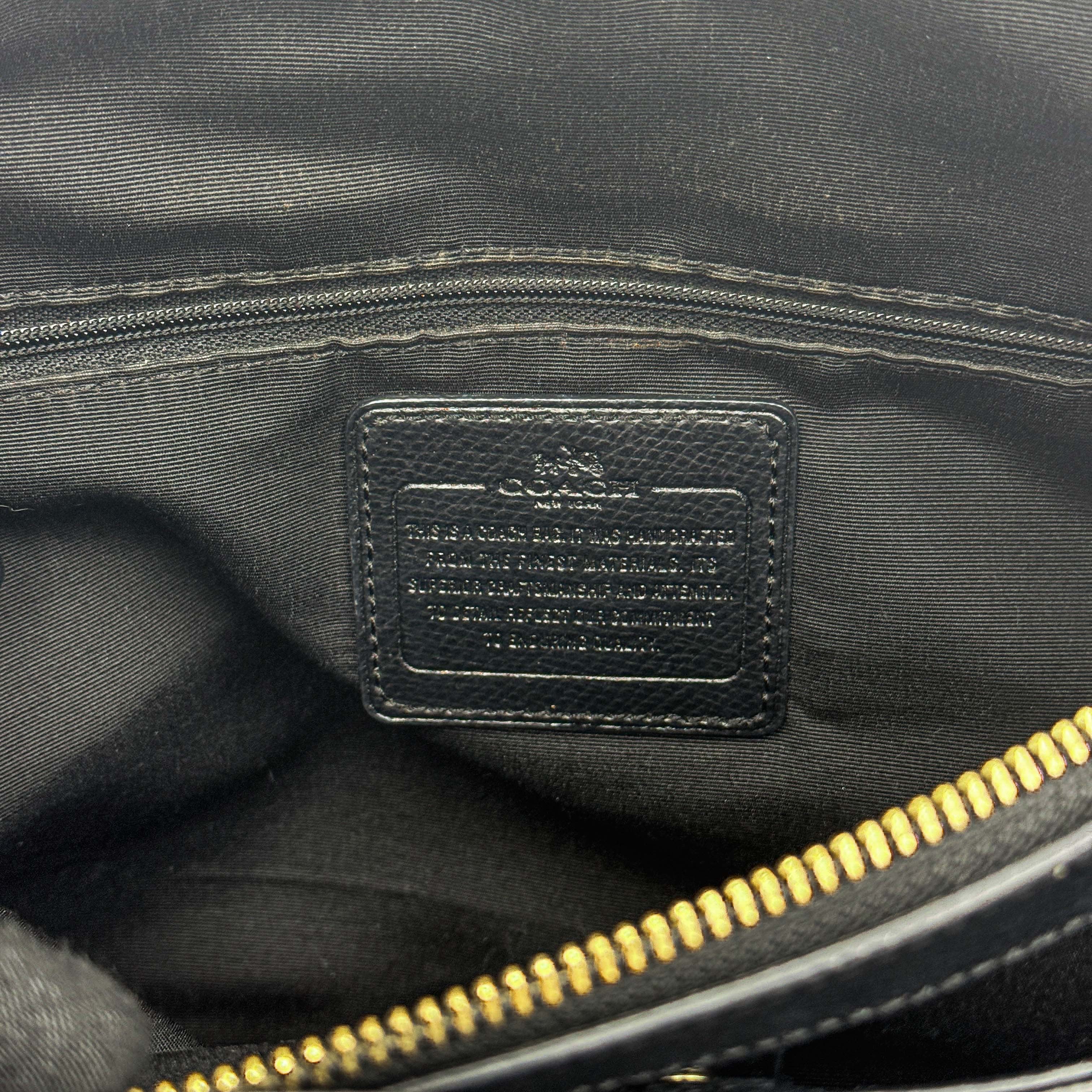 Coach 2Way Christie Carryall Handbag Black
