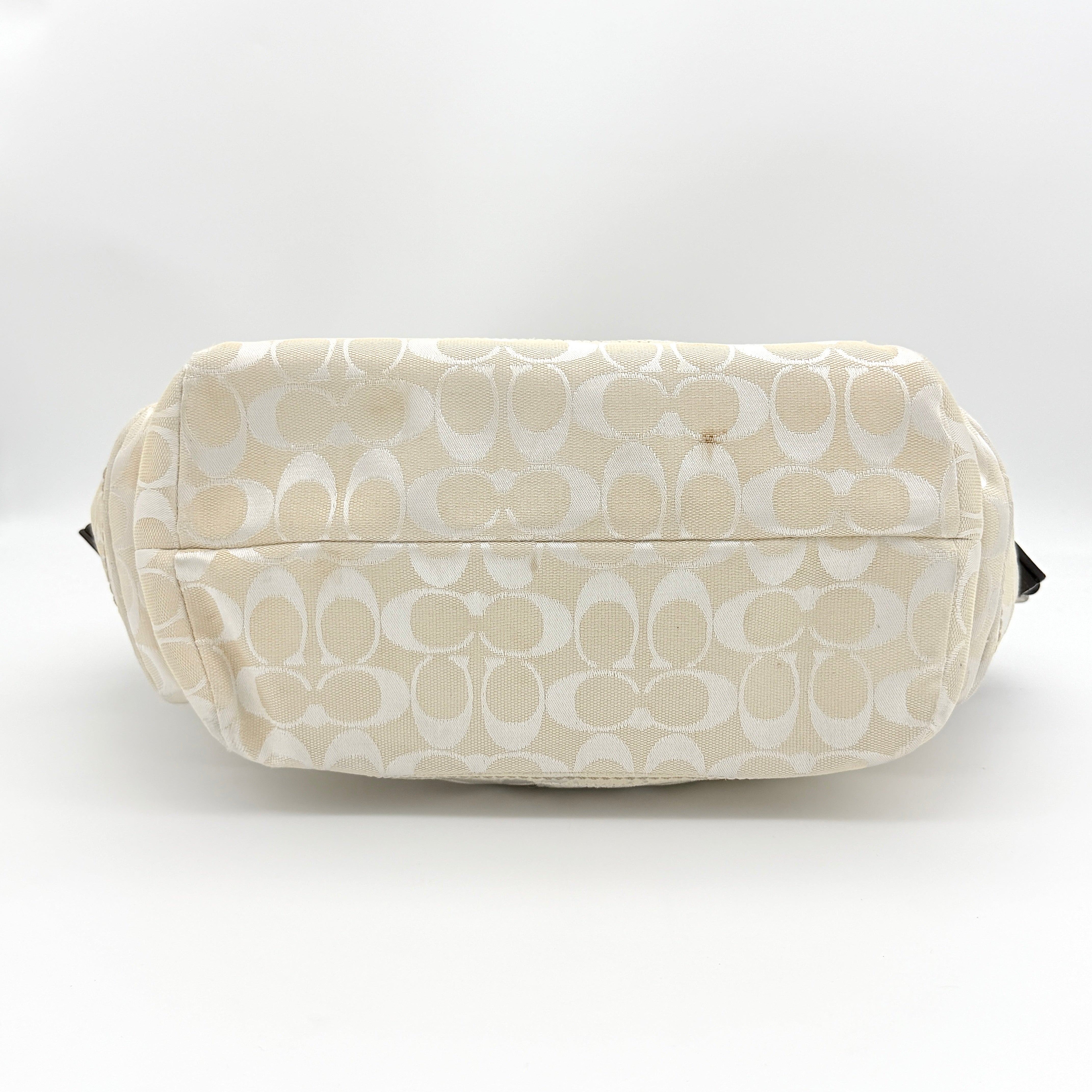 Coach Y2K Signature Soho Tote Bag Cream/Brown