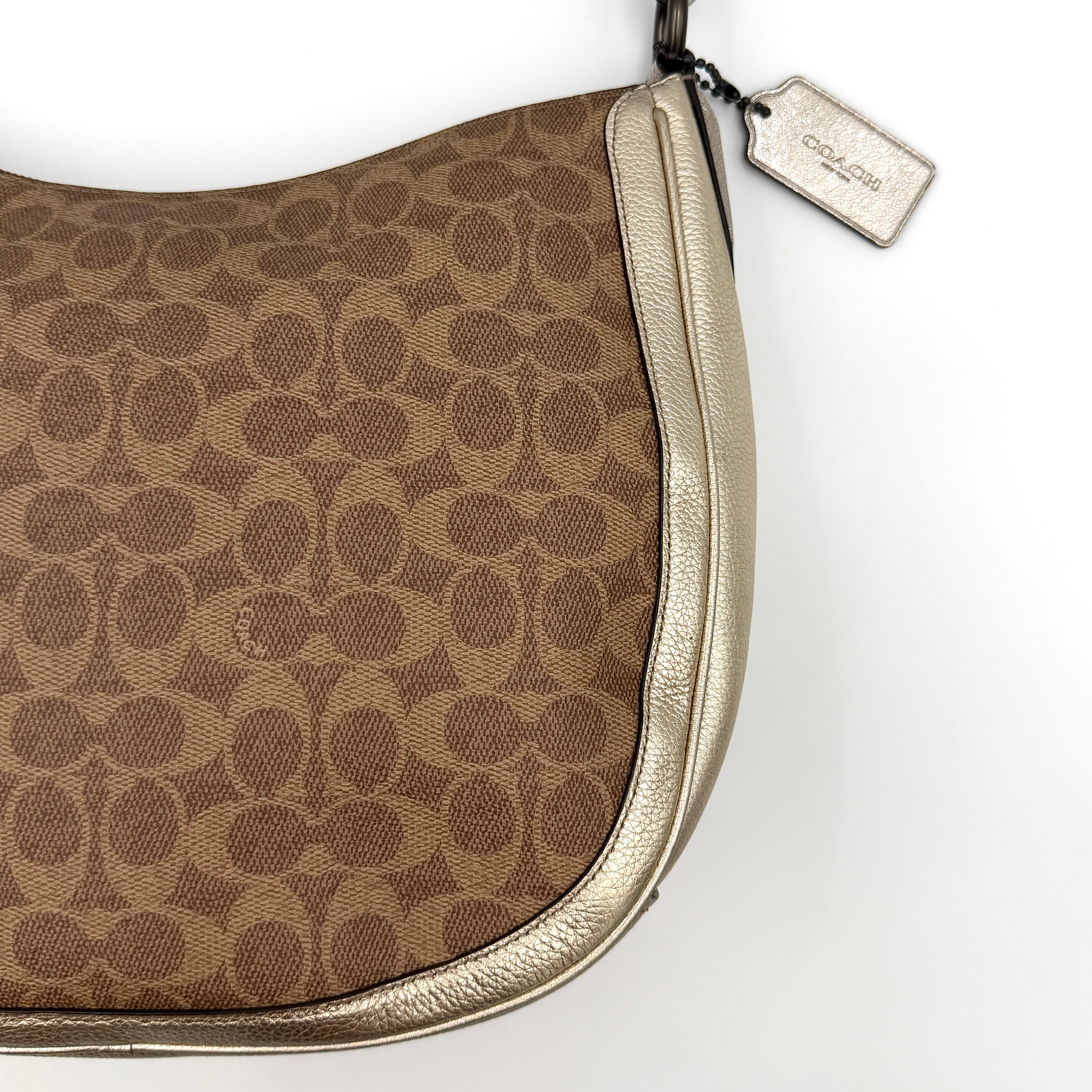 Coach 2Way Sutton Hobo Shoulder Bag Brown