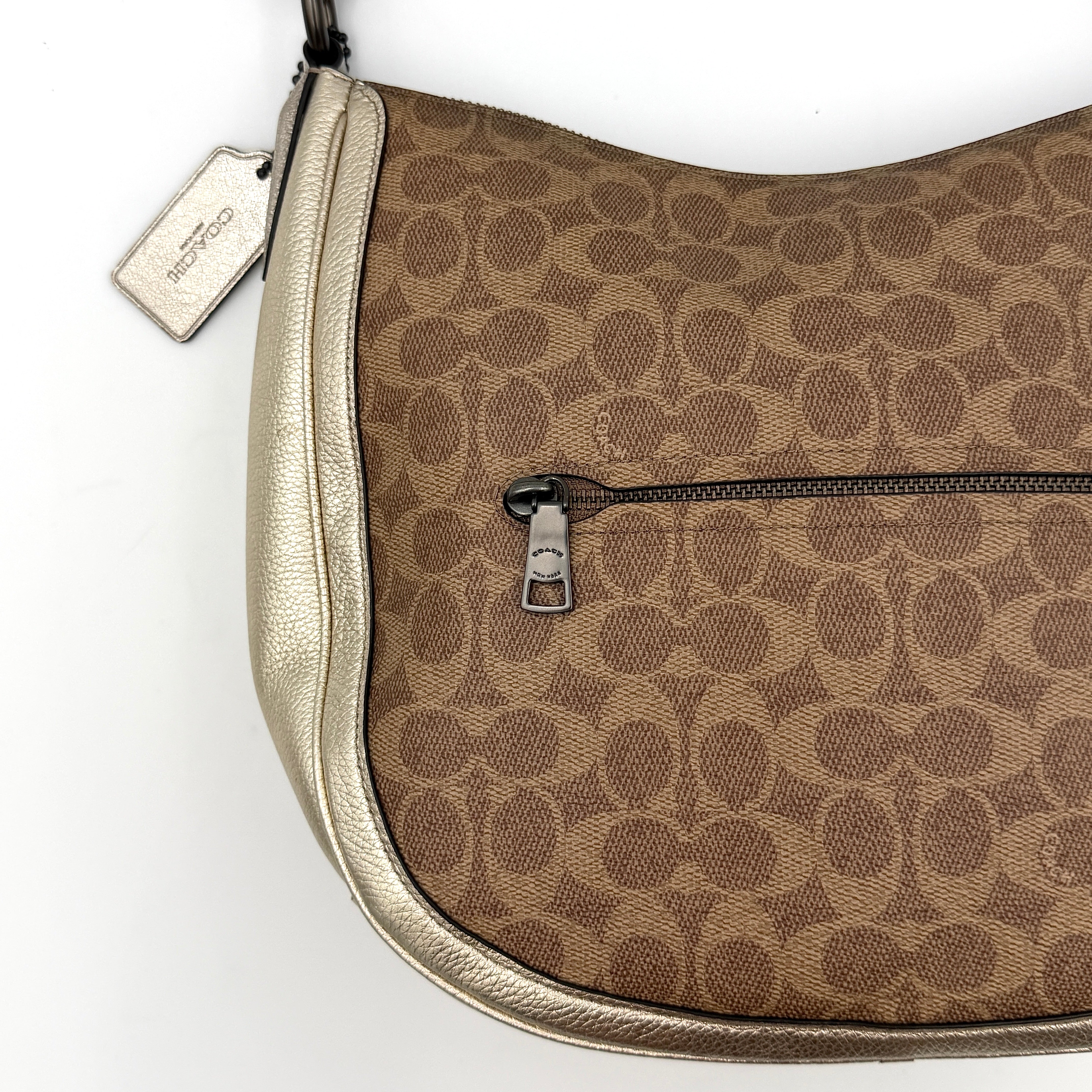 Coach 2Way Sutton Hobo Shoulder Bag Brown