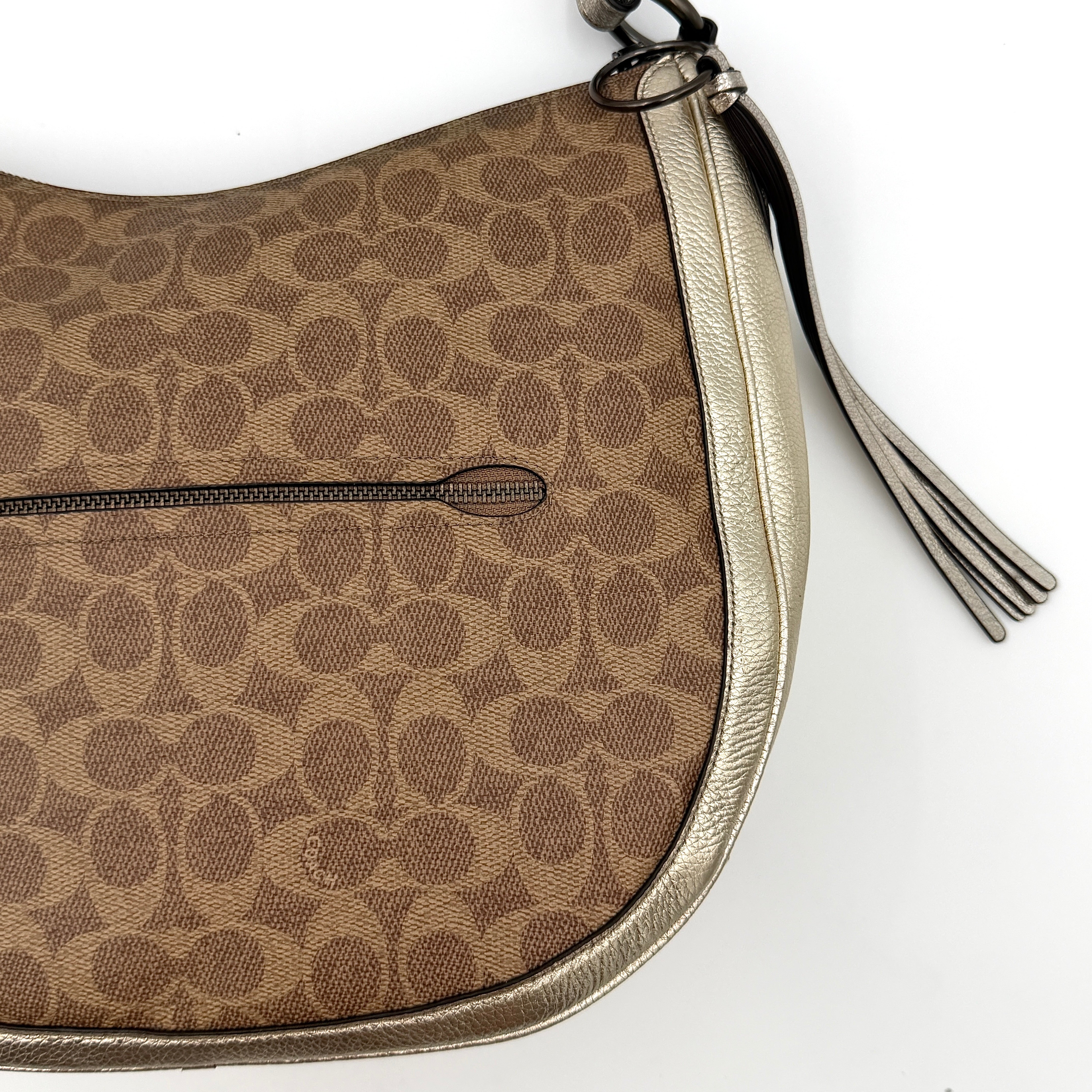 Coach 2Way Sutton Hobo Shoulder Bag Brown