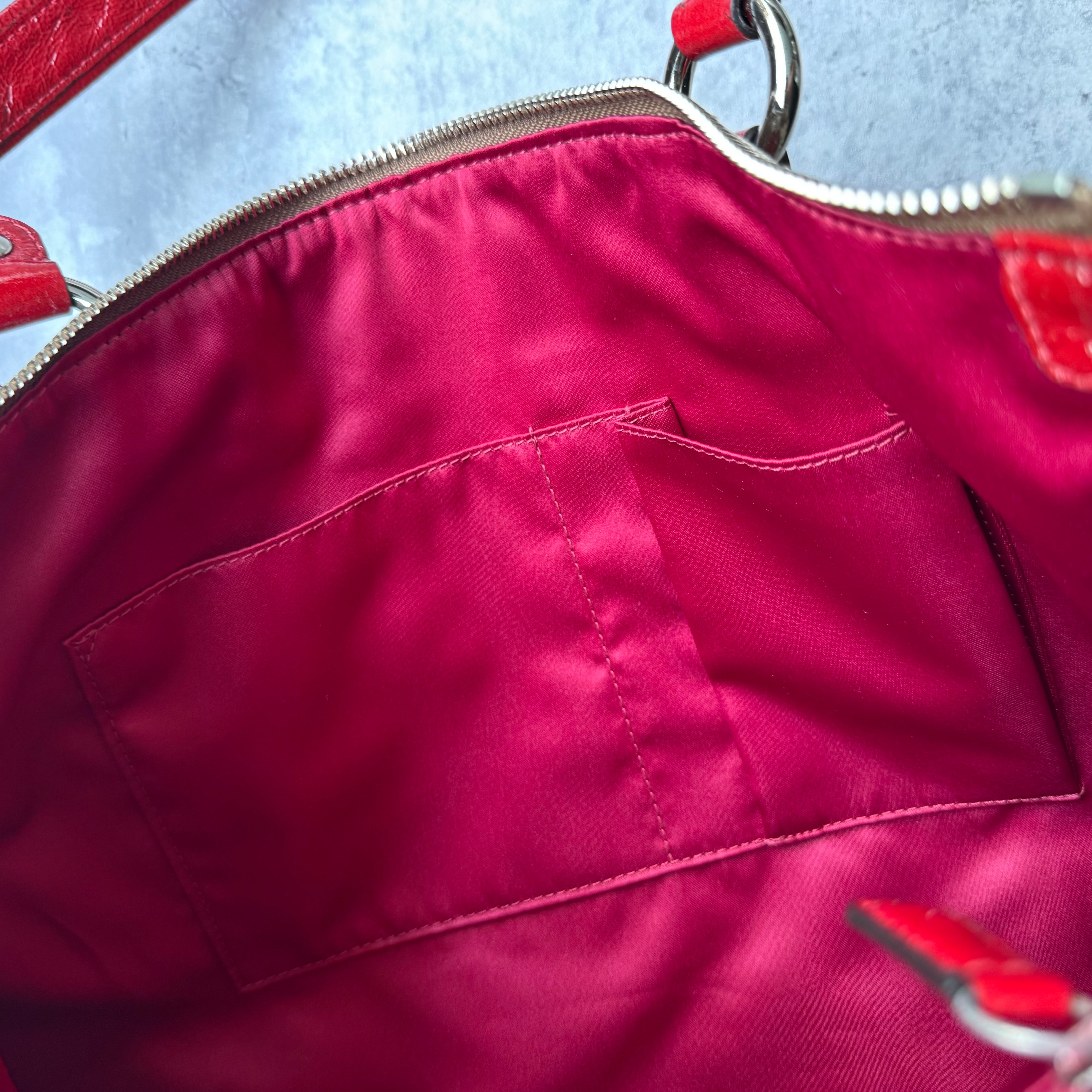 Coach Signature Canvas Poppy Laura Secret Admirer Tote Bag