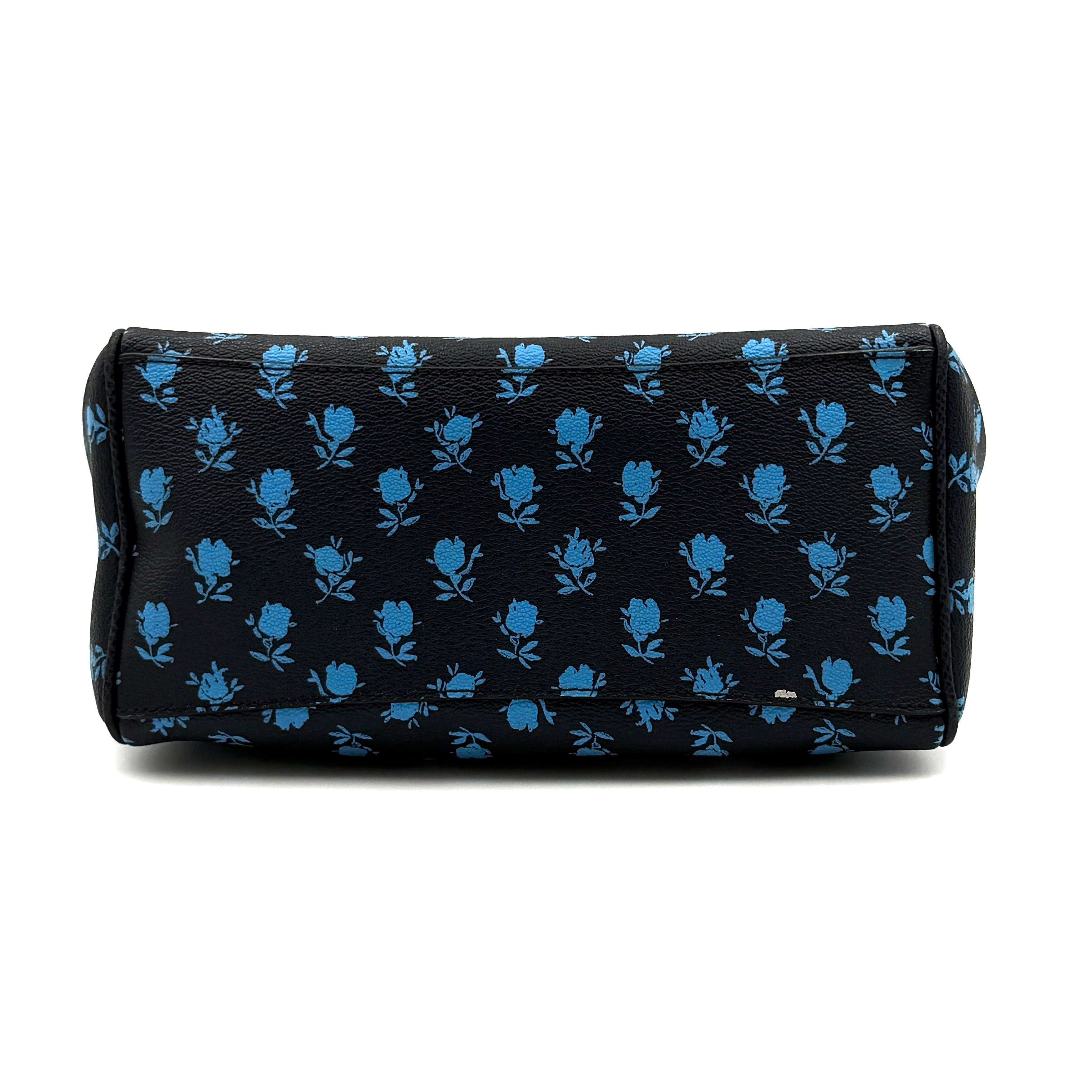 Coach 2Way Mini Bennett Badlands Floral Boston Bag Navy Blue