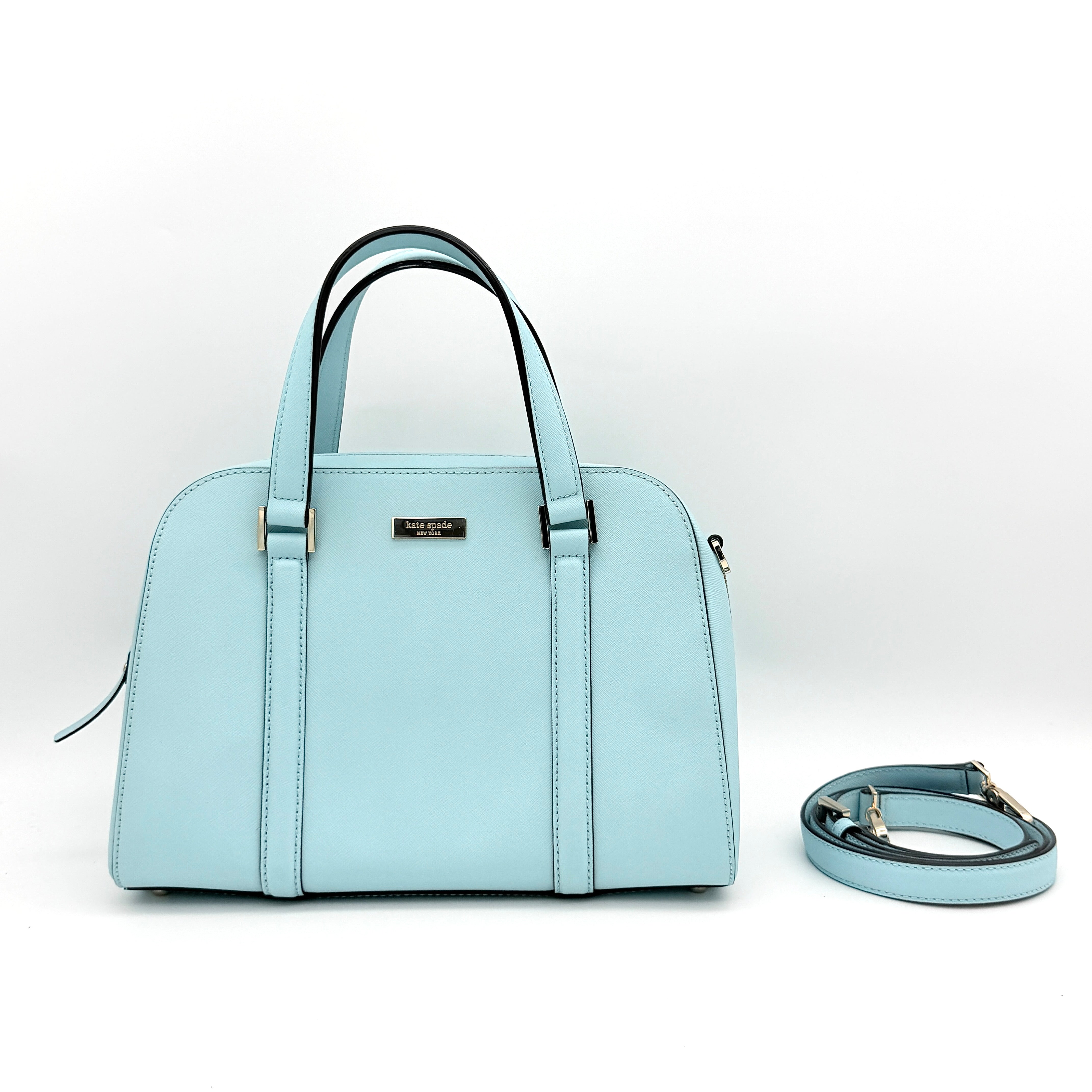 Kate Spade New York 2Way Felix Satchel Handbag Light Blue