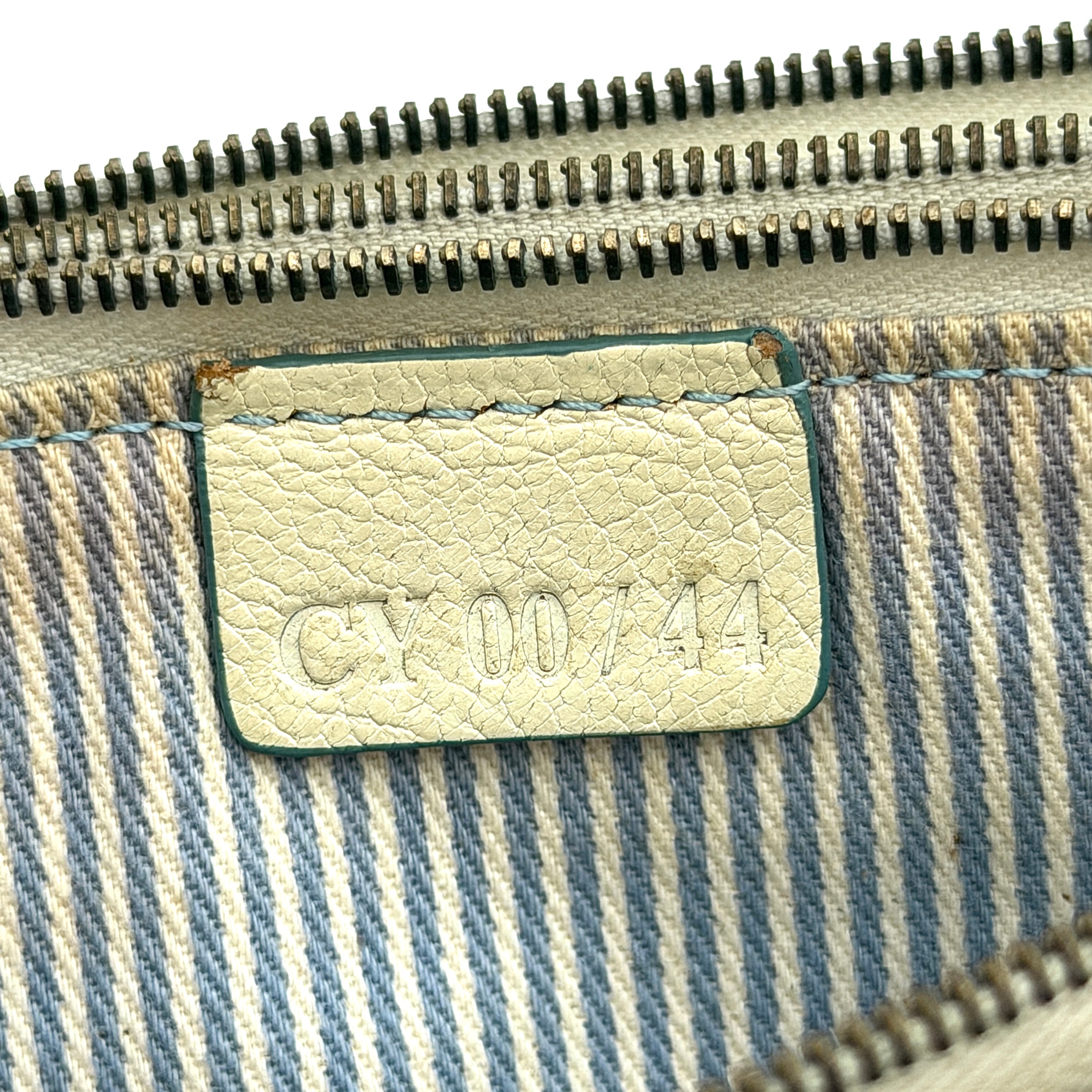 Celine Macadam Boat Shoulder Bag Blue