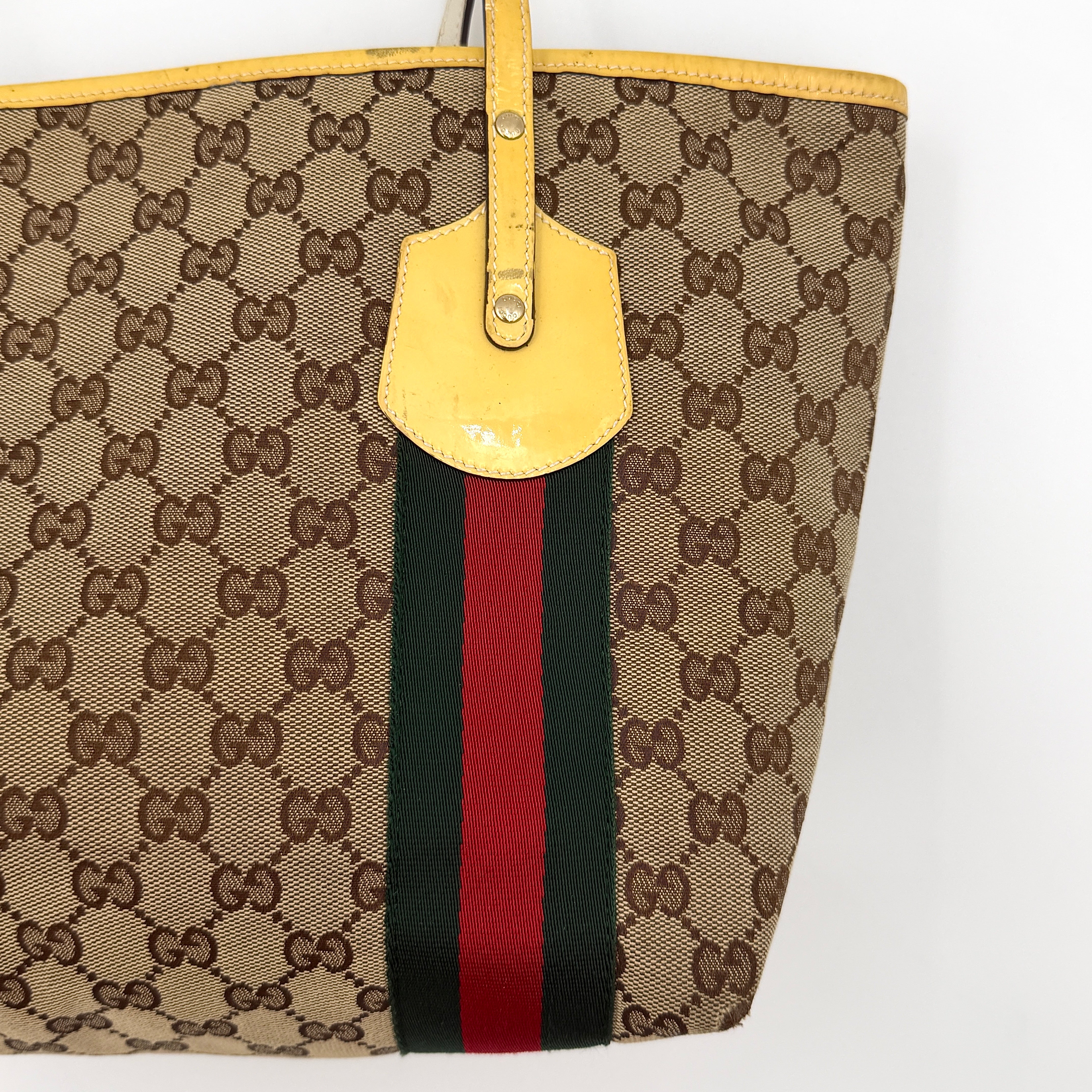 Gucci GG Monogram Jolie Shoulder Bag Beige/Yellow