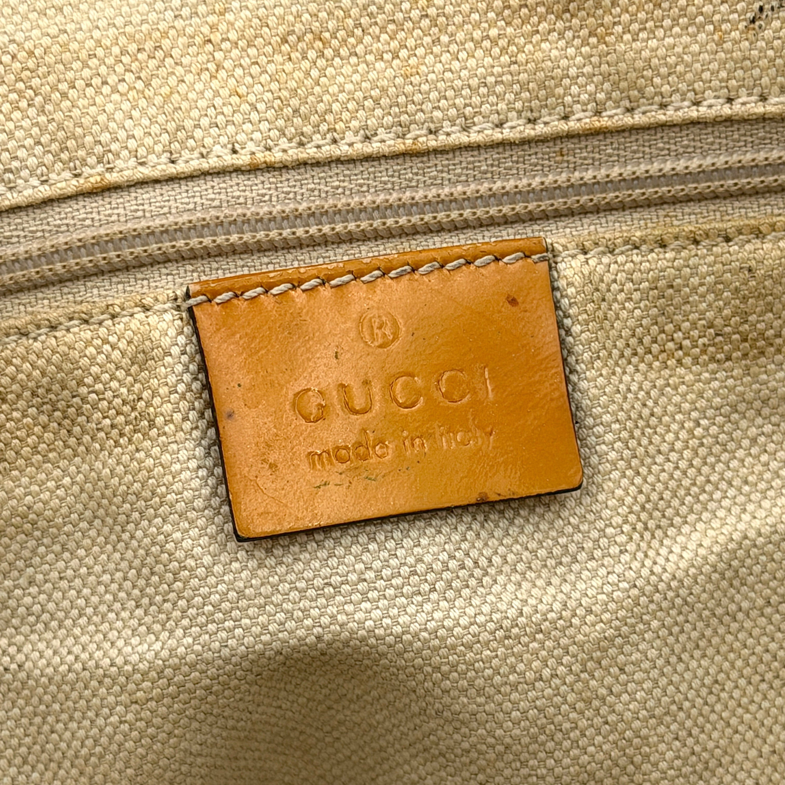 Gucci GG Monogram Jolie Shoulder Bag Beige/Red