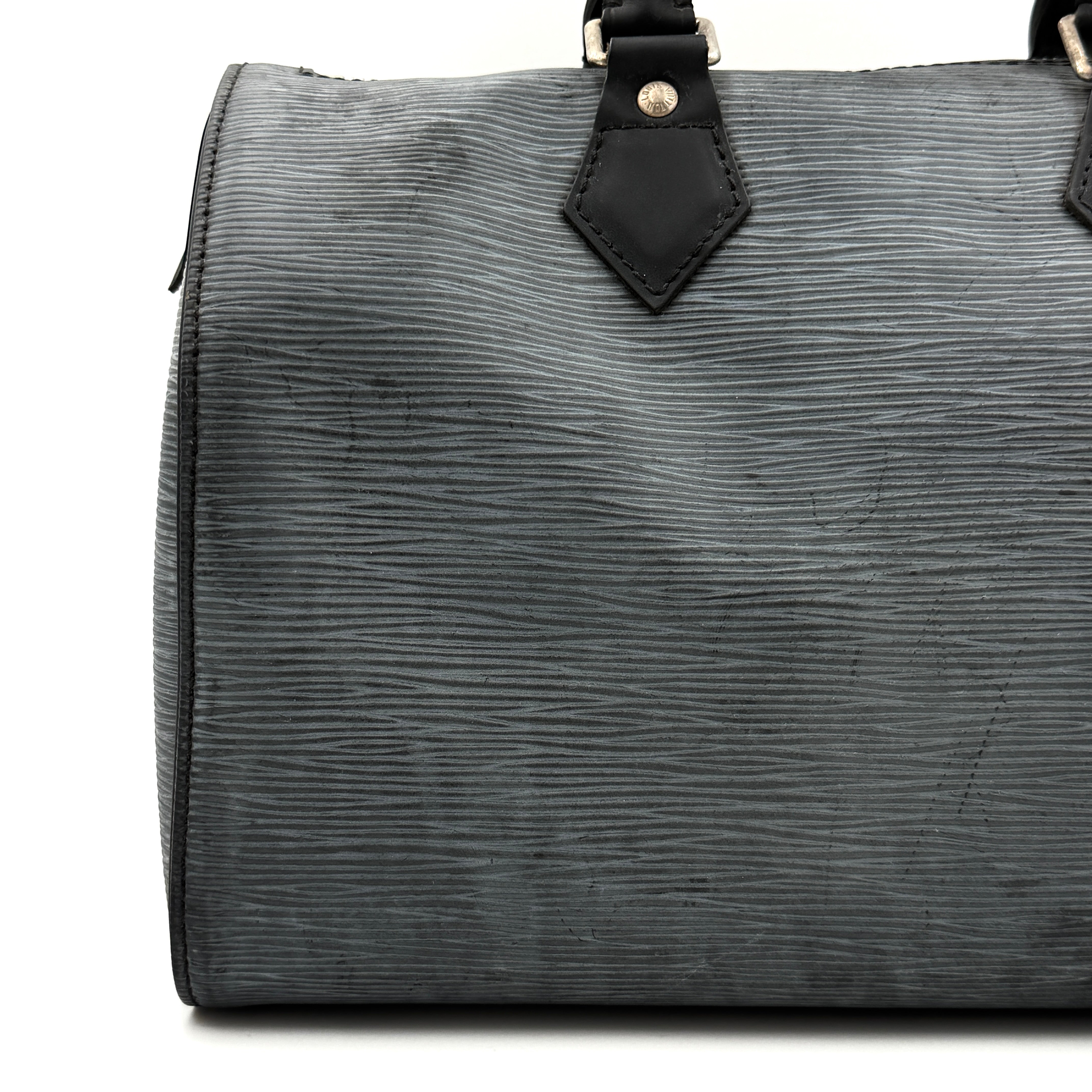 Louis Vuitton Epi Speedy 30 Handbag Black