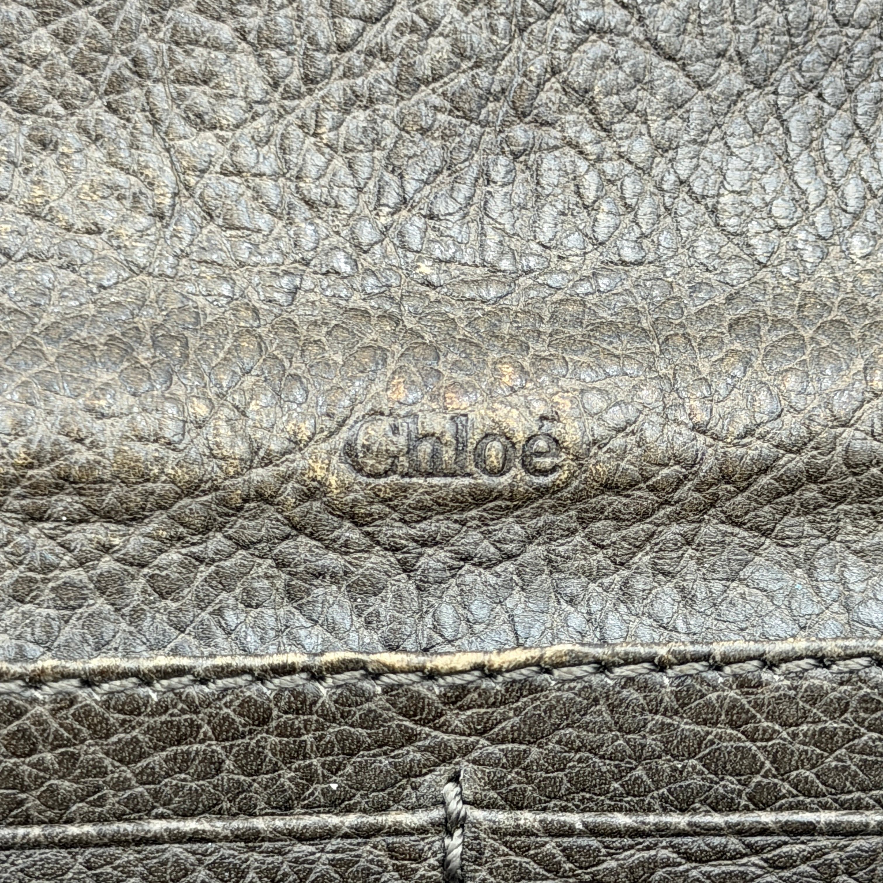 Chloe Paraty Long Wallet Brown