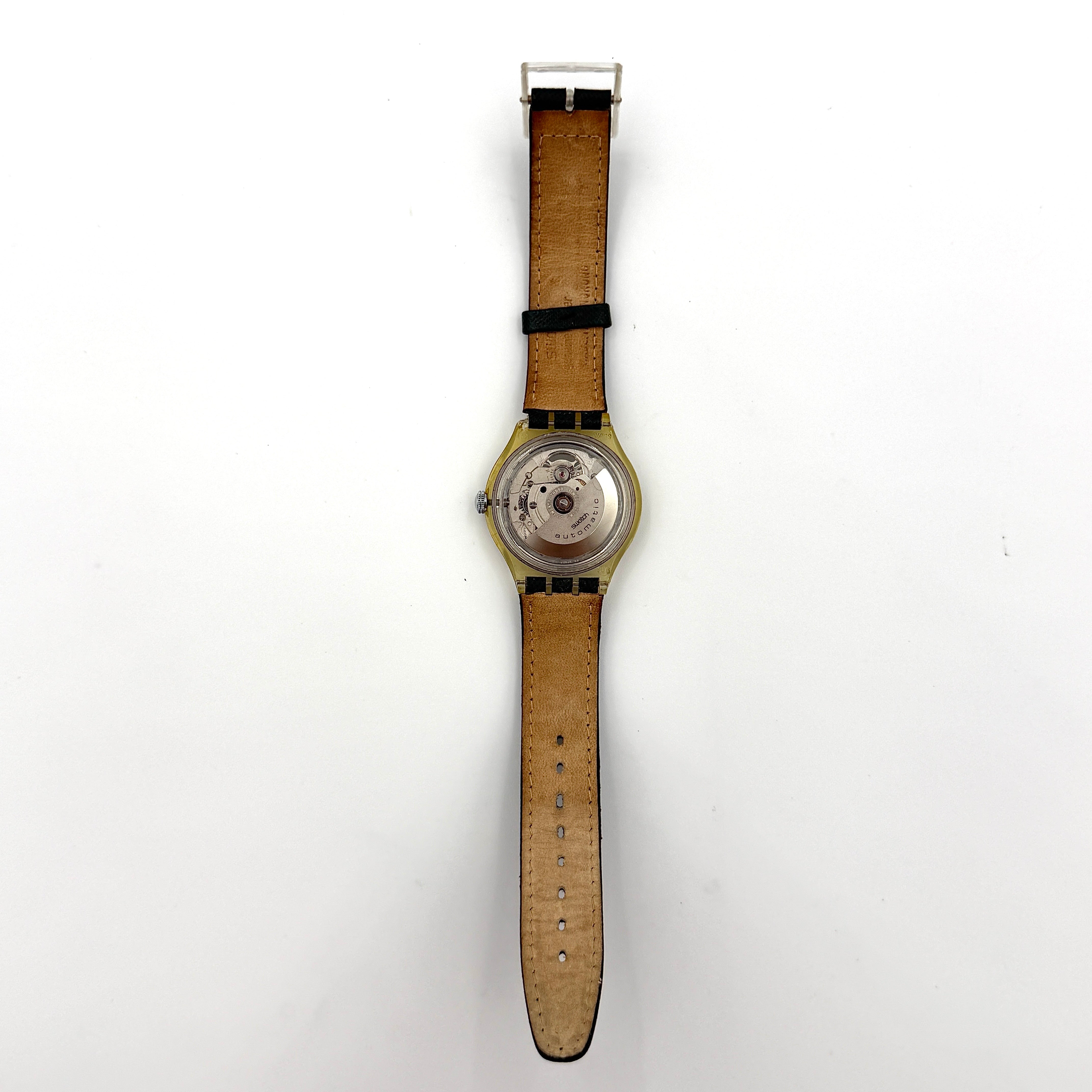 Swatch Swiss SAK100 Watch Dark Green