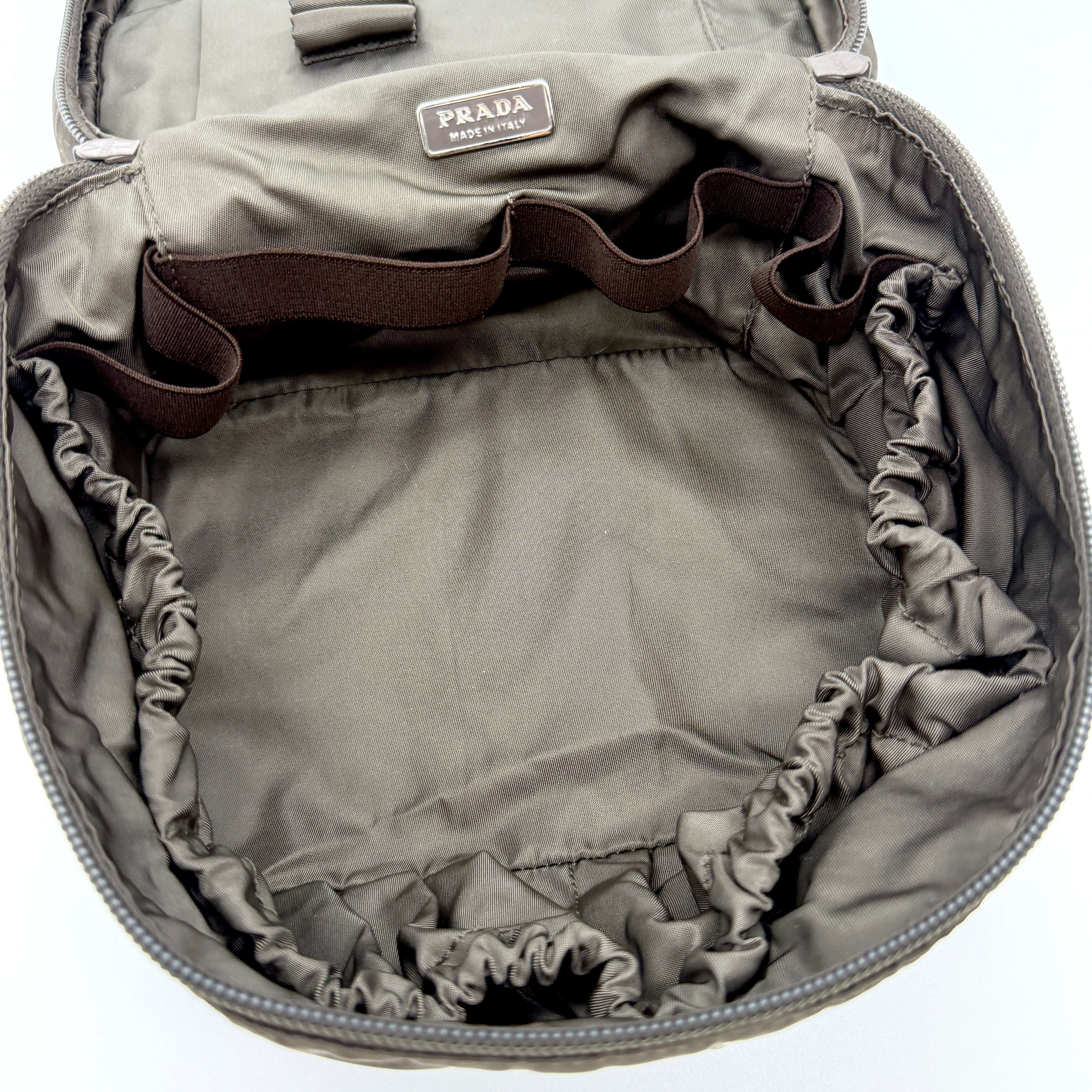 Prada Nylon Vanity Bag Grey