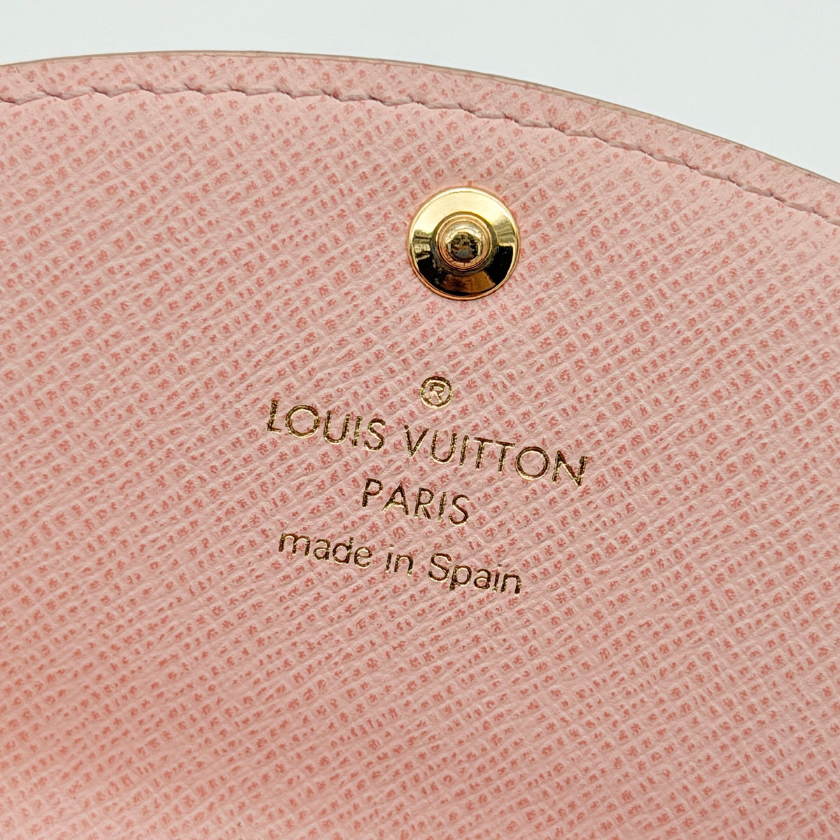 Louis Vuitton Damier Azur Rosalie Coin Purse Rose Ballerine