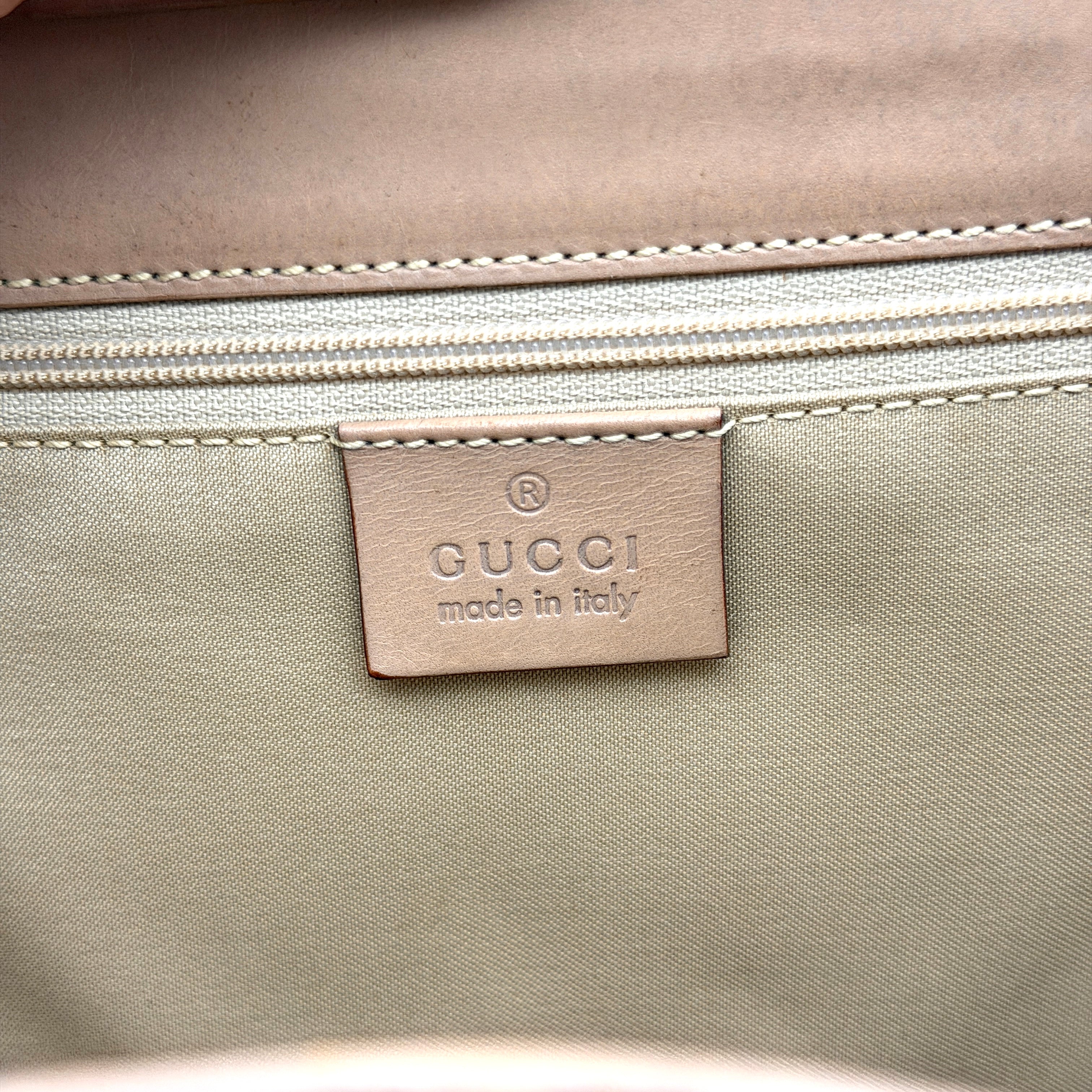 Gucci GG Monogram Jackie Tote Bag Pink