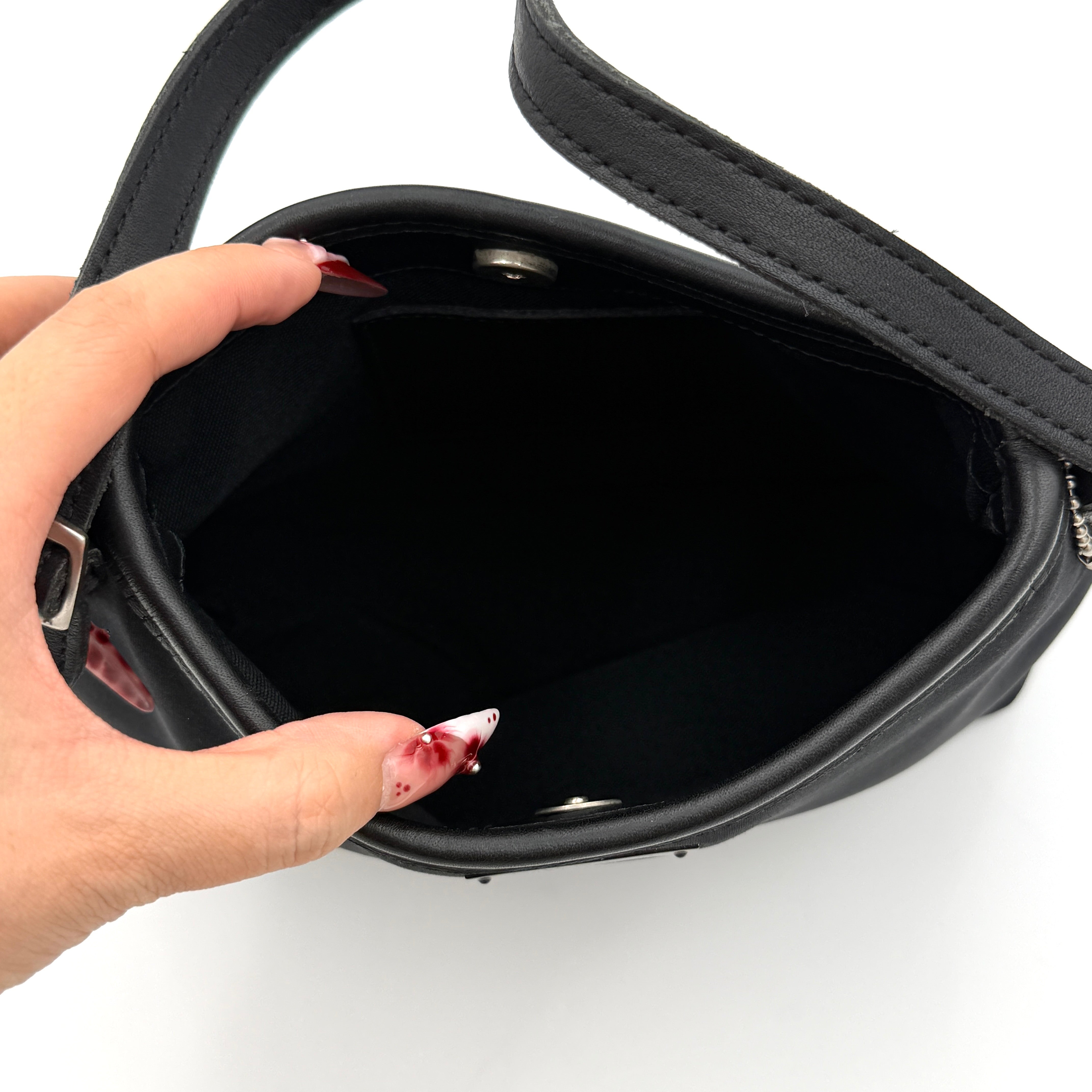 Coach Neoprene Hobo Mini Bag Black