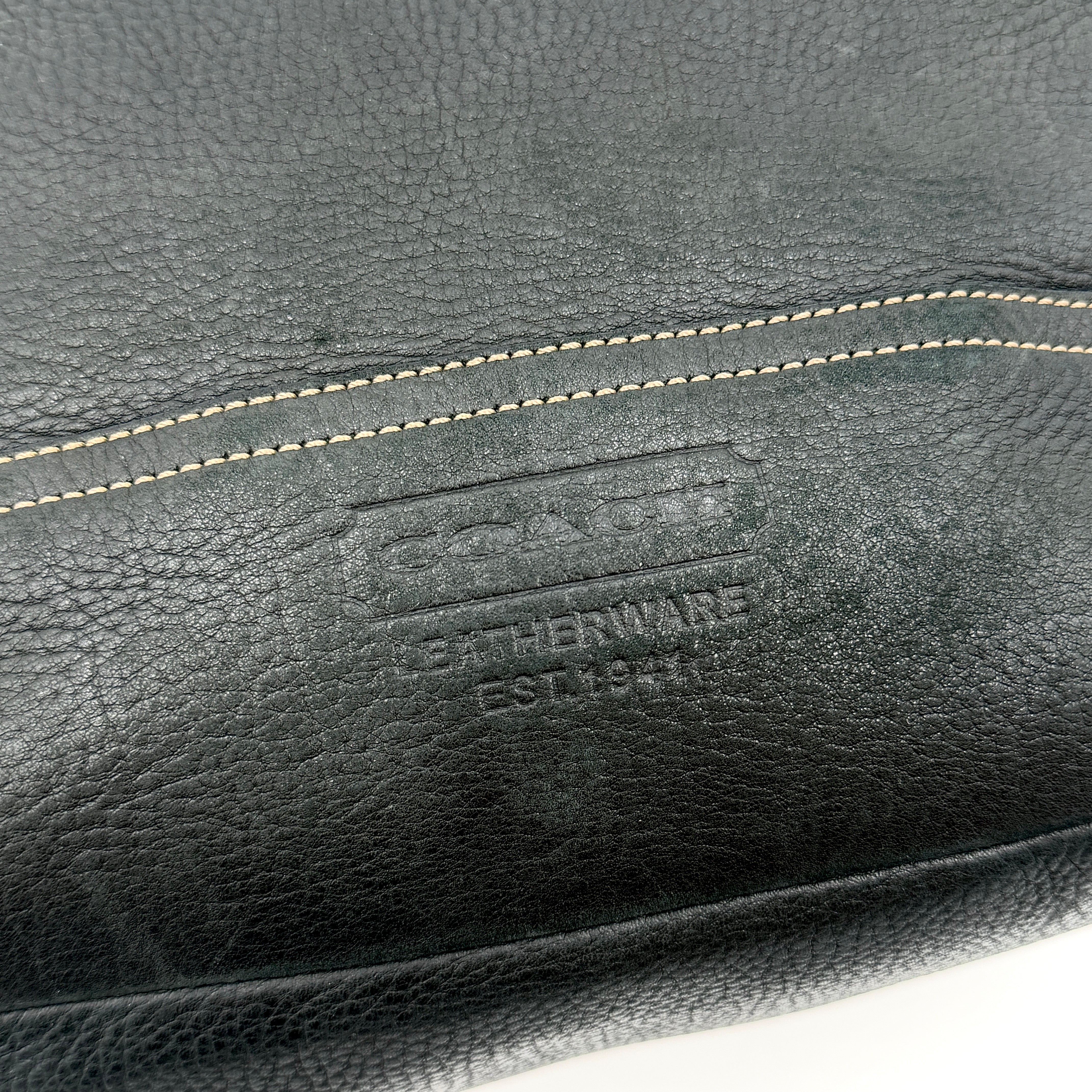 Coach Slouchy Hobo Shoulder Bag Black