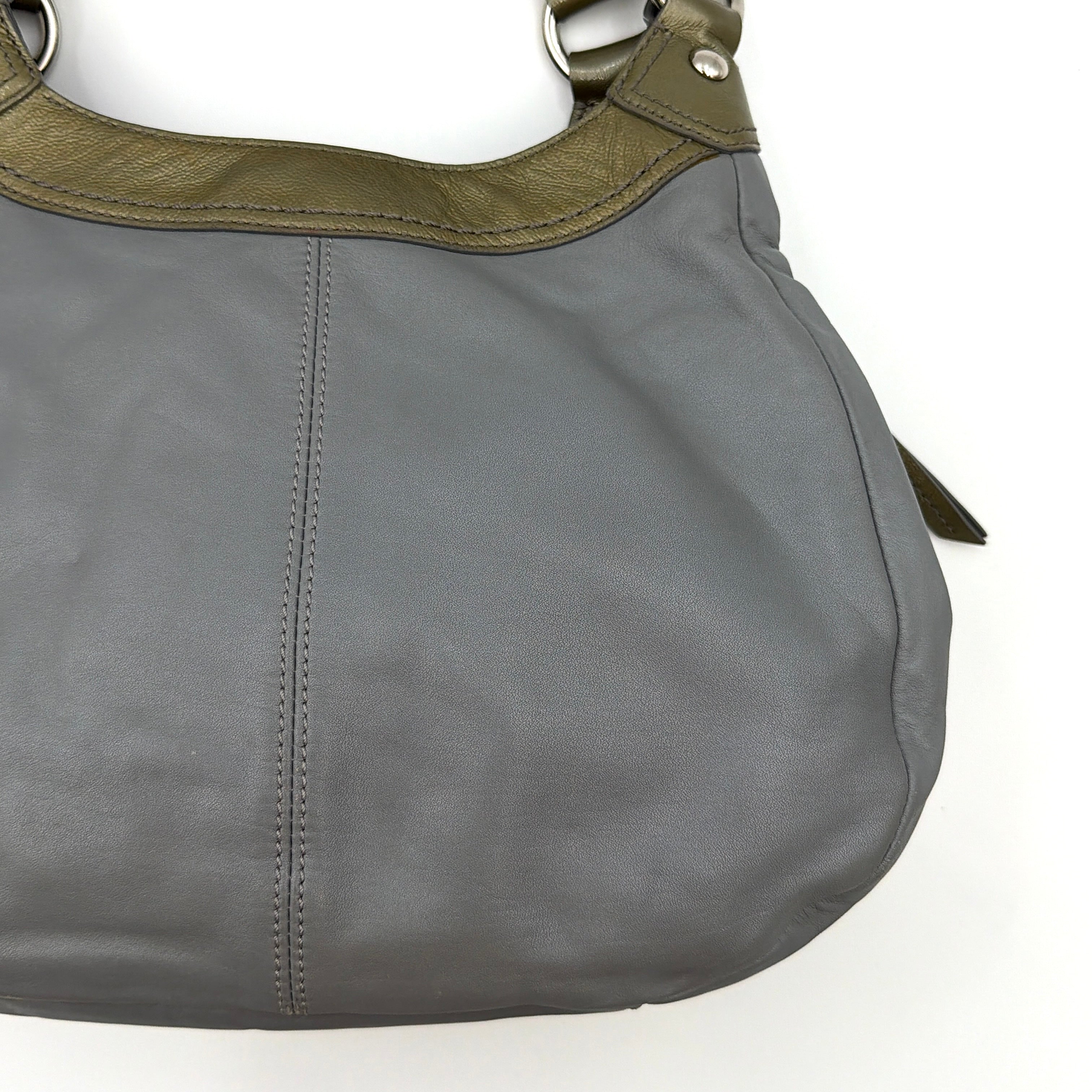 Coach Y2K Soho Lynn Hobo Shoulder Bag Grey