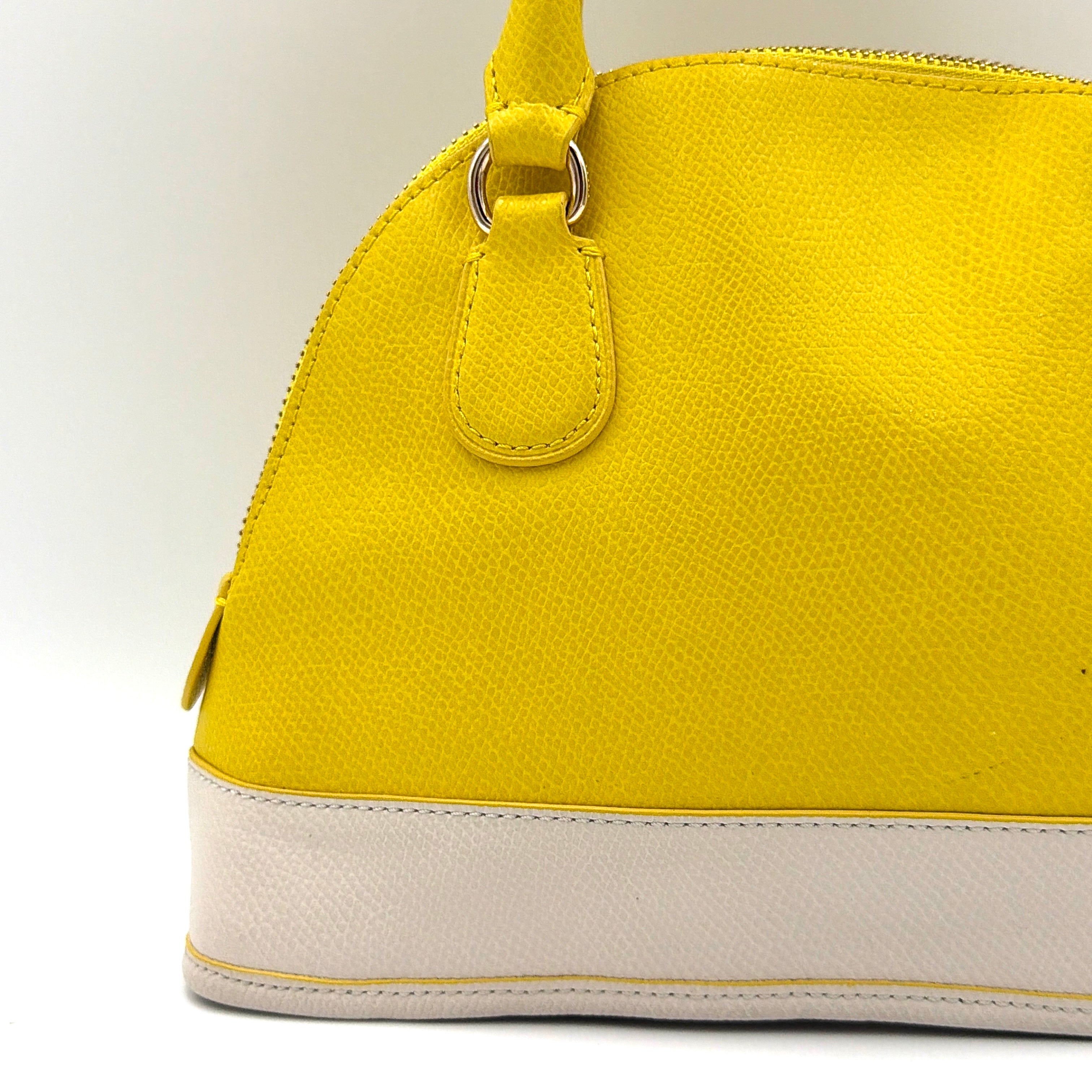 Coach 2Way Mini Cora Domed Handbag Yellow